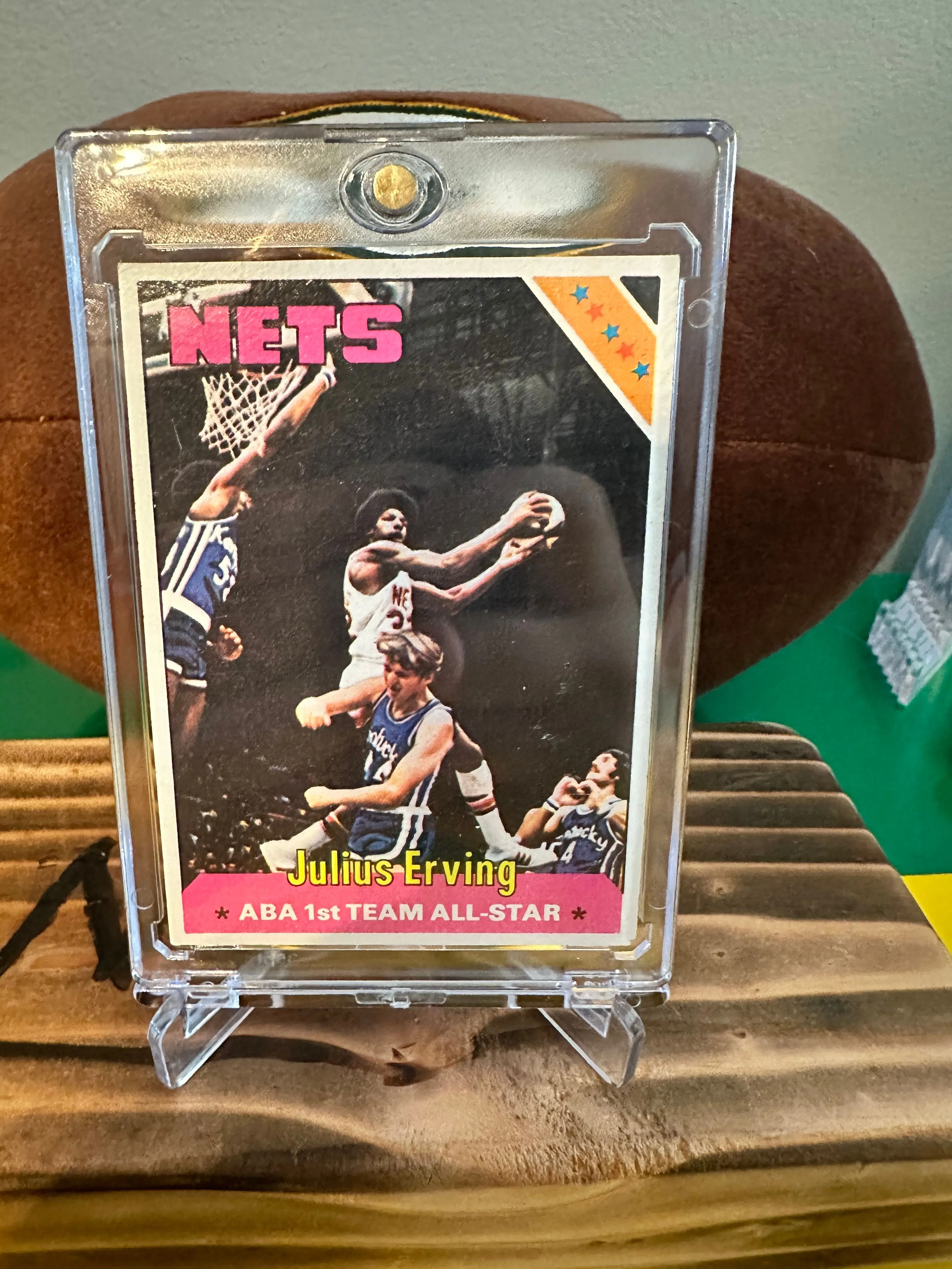 Product image for 1975 Topps, chewing gum, Julius Erving ￼ABA 1St Team All-Star