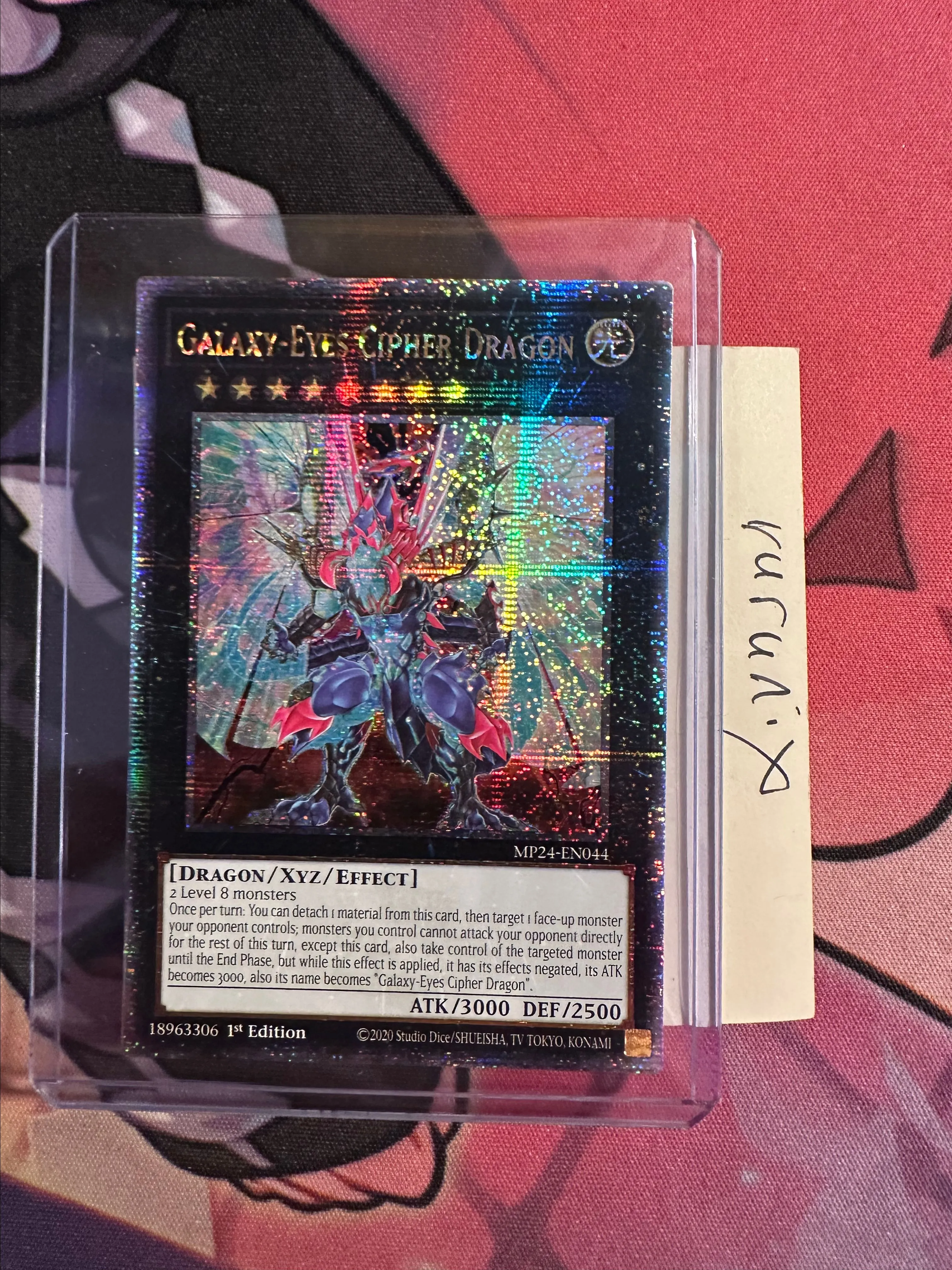 Yugioh Galaxy-Eyes Cipher Dragon MP24-EN044 QCR Quarter Century Secret Rare  - 25th Anniversary Tin: Dueling Mirrors  Whatnot: Shop, Sell, Connect