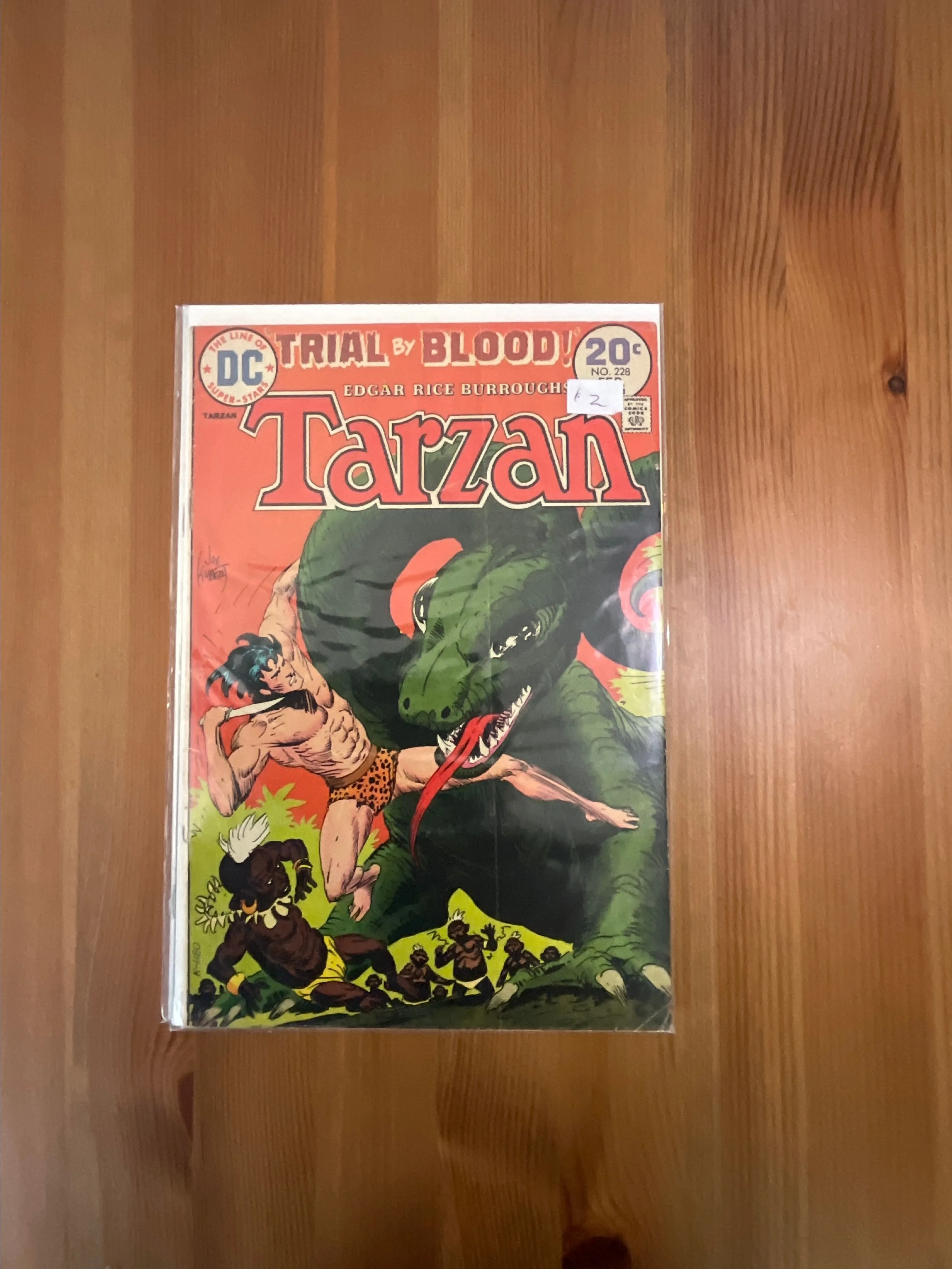 Product image for Tarzan #228 (1972) Joe Kubert Cover