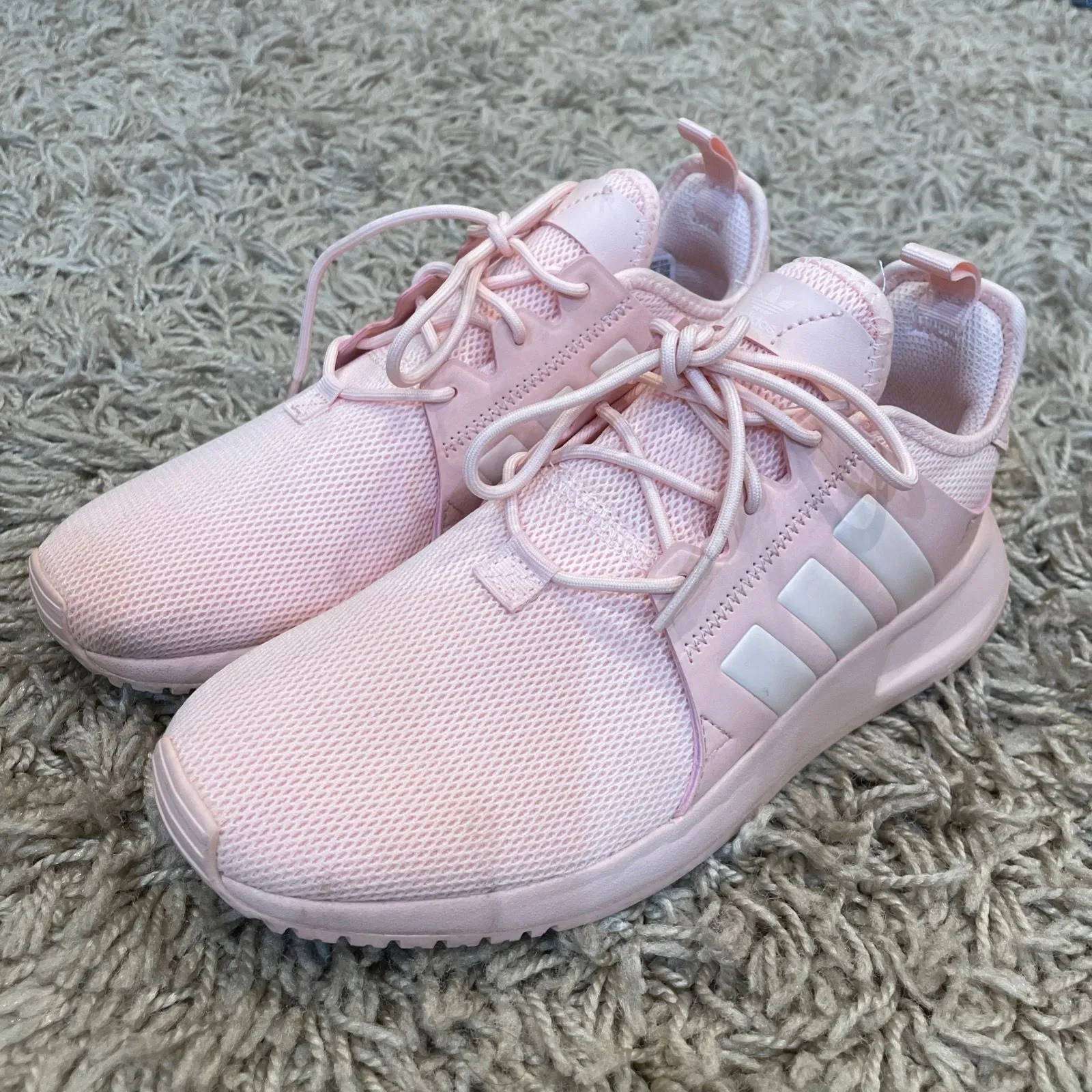 Adidas Originals X PLR Youth Sz 4 US Pink Running Shoes Sneakers BY9880   Whatnot: Shop, Sell, Connect