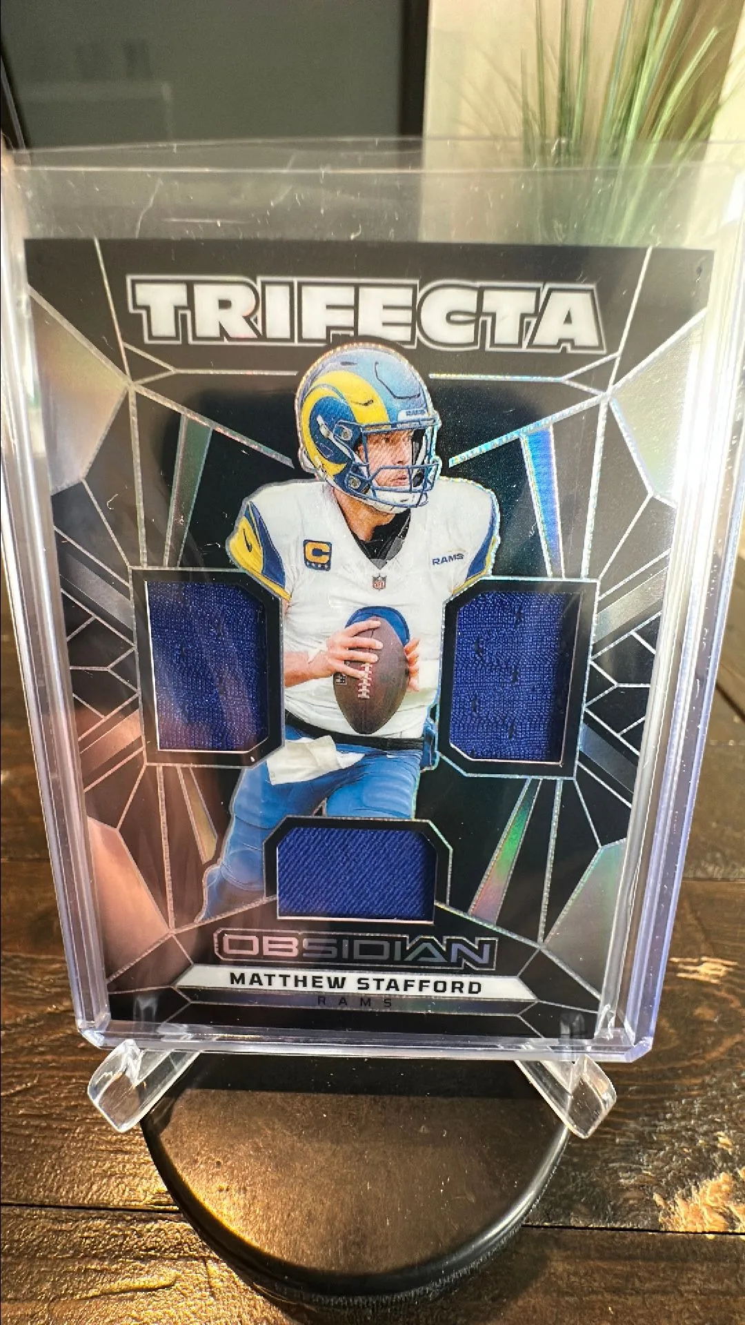 Product image for Matthew Stafford Triple Patch