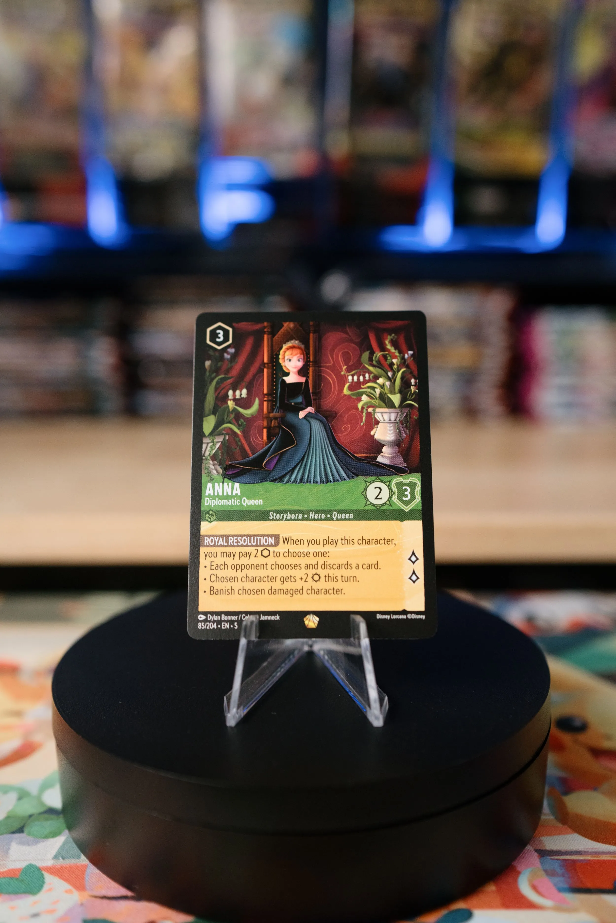 lorcana reign of jafar enchanted cards Anna - Mystical Majesty (Shimmering Skies 046/204) Rare main image 0