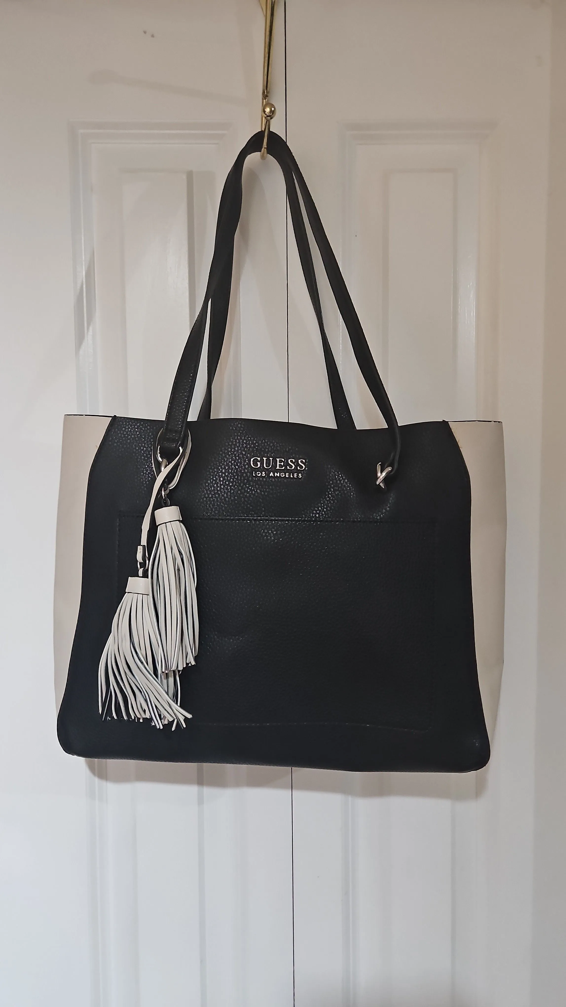 Product image for Guess black and white tote