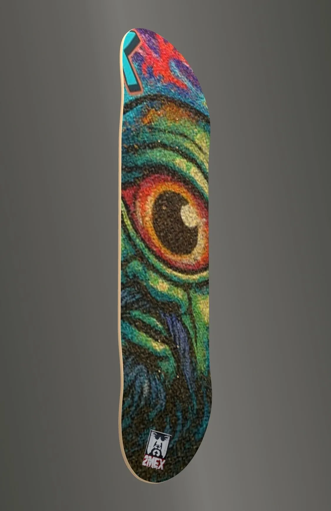 Product image for 2mex of mexican decent new sealed skateboard deck in shrink wrap