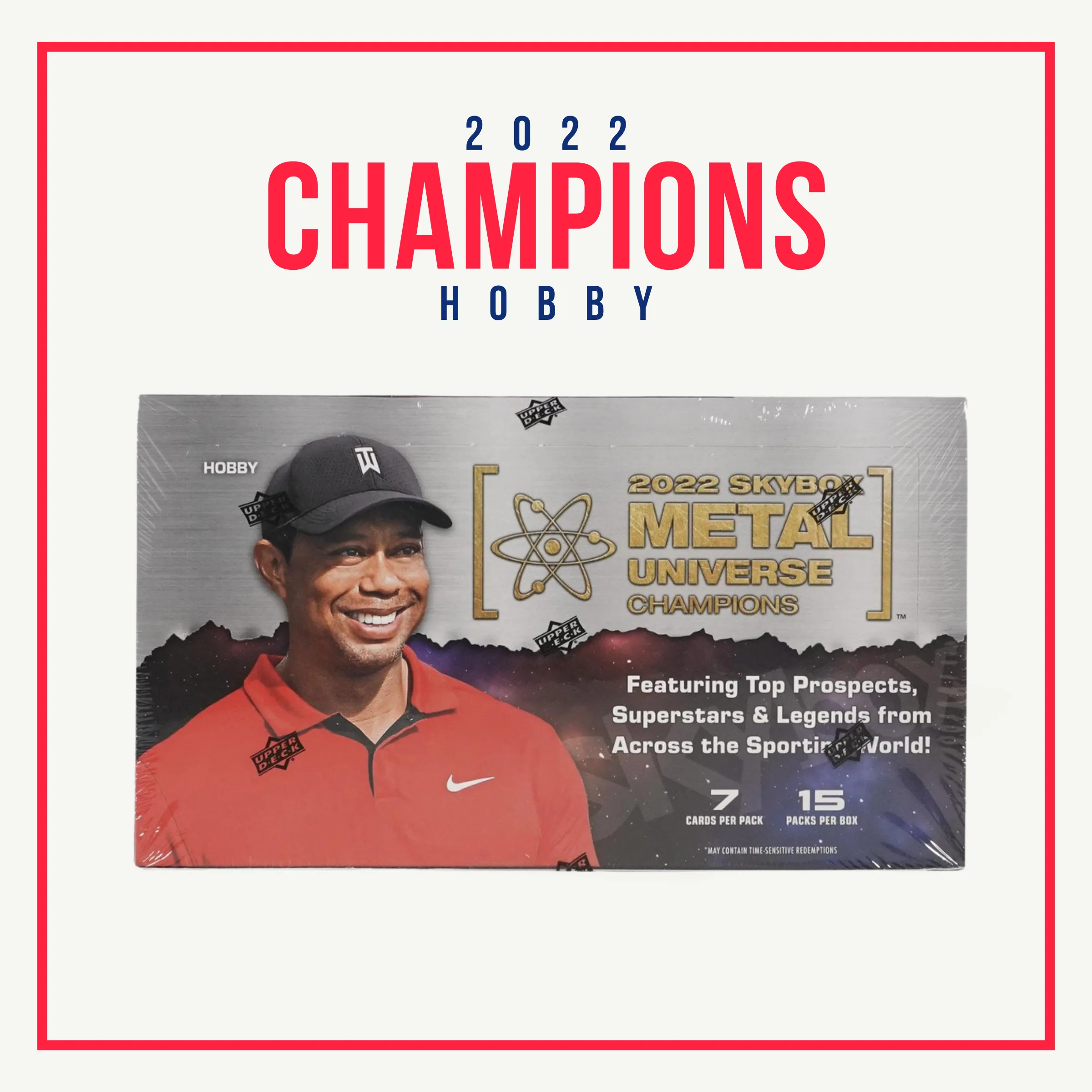 Product image for 2022 Skybox Metal Universe Champions Hobby Box