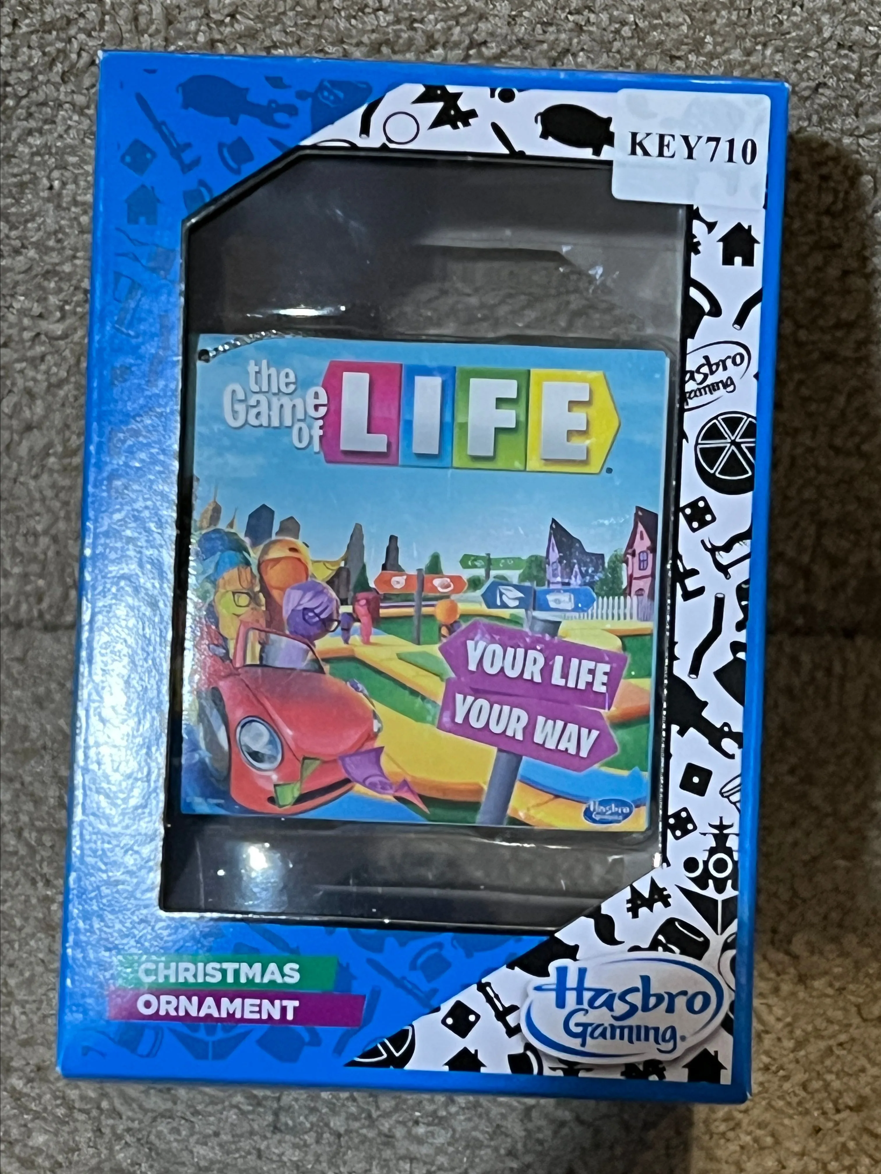 Product image for Classic Hasbro new Board Game Christmas ornament Life