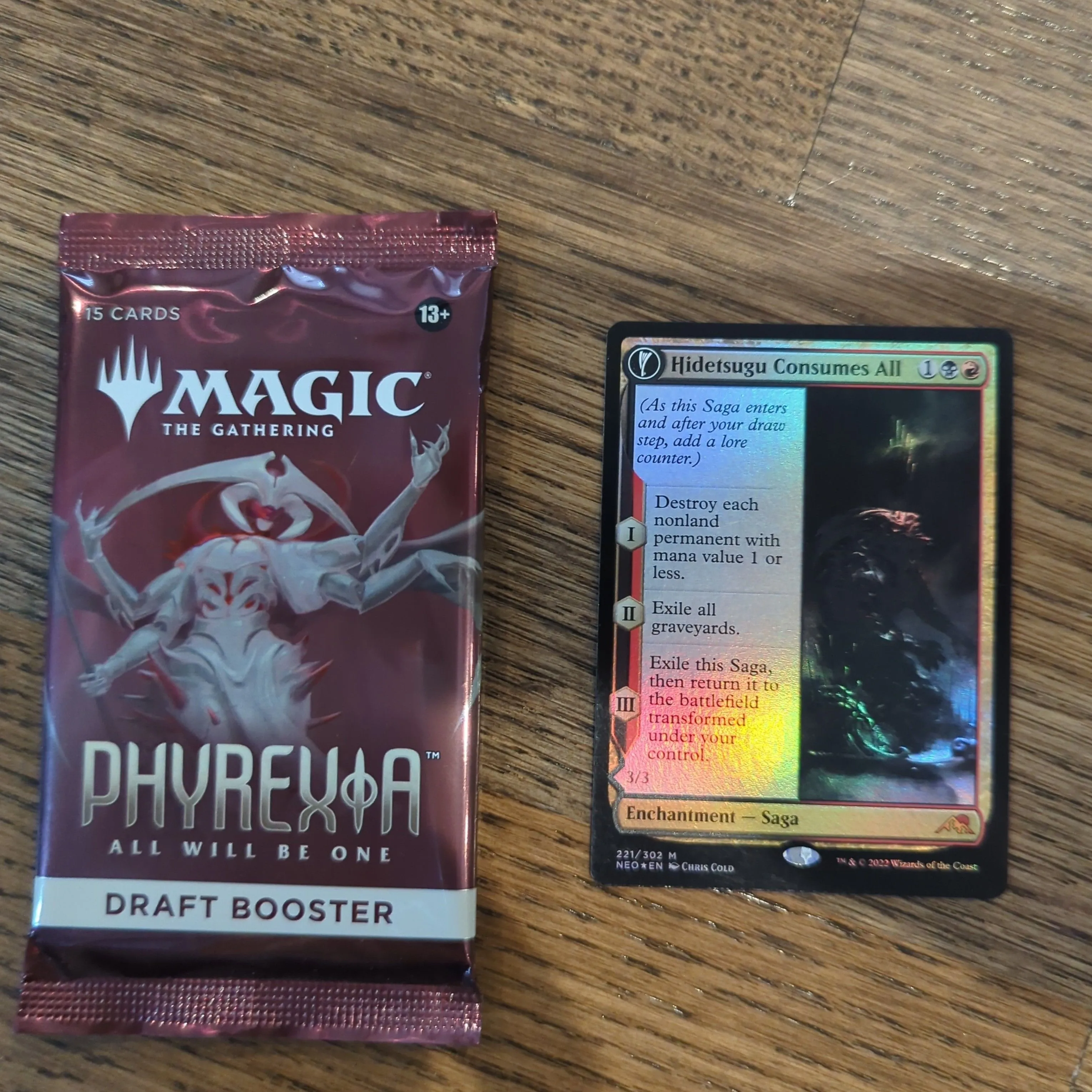 Product image for Hidetsugu Consumes All Foil and ONE Draft Booster