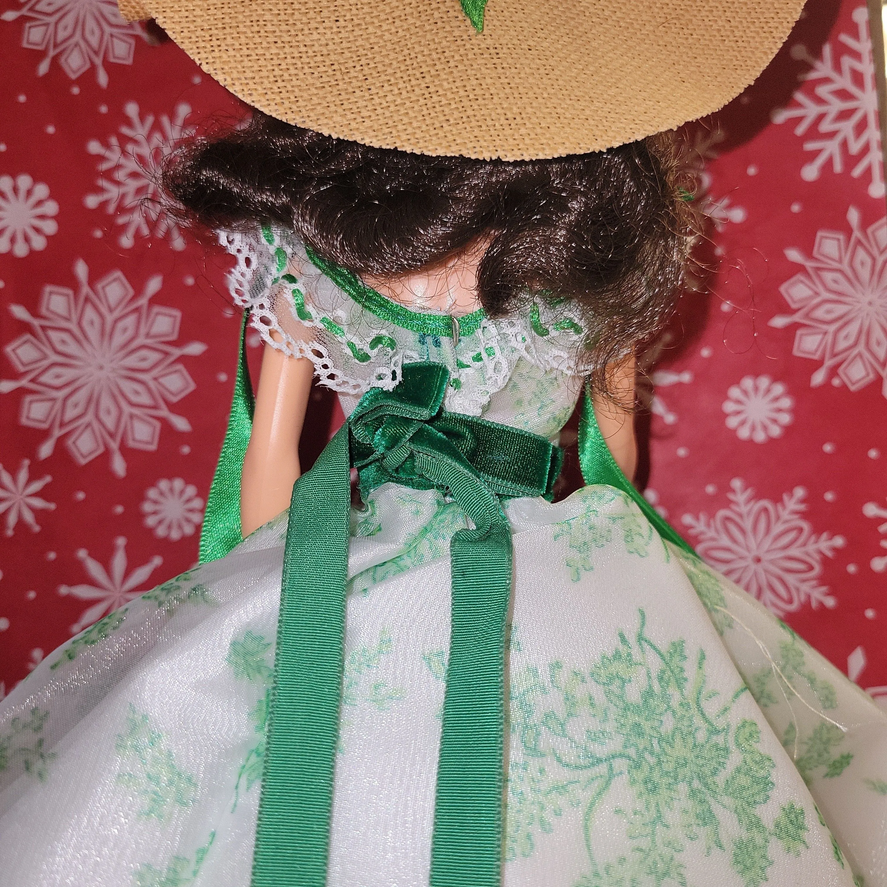 Barbie Doll as Scarlett O'Hara Gone with The Wind White and Green Dress W  Stand!  Whatnot: Shop, Sell, Connect