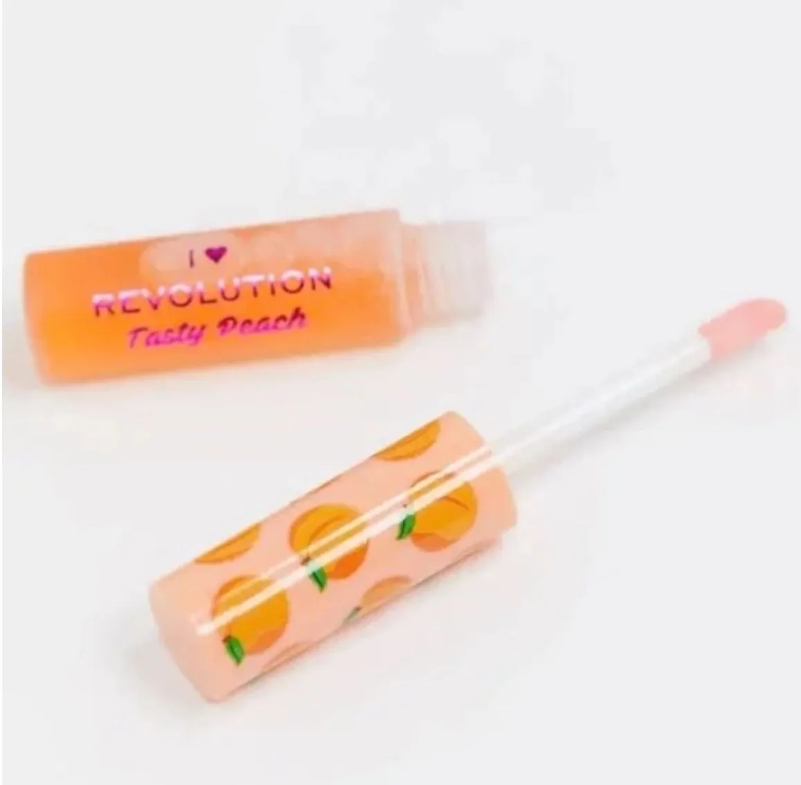 Product image for I Love Revolution Tasty Peach Lip Oil SWEET PEACH .20 fl. oz. New Sealed Box