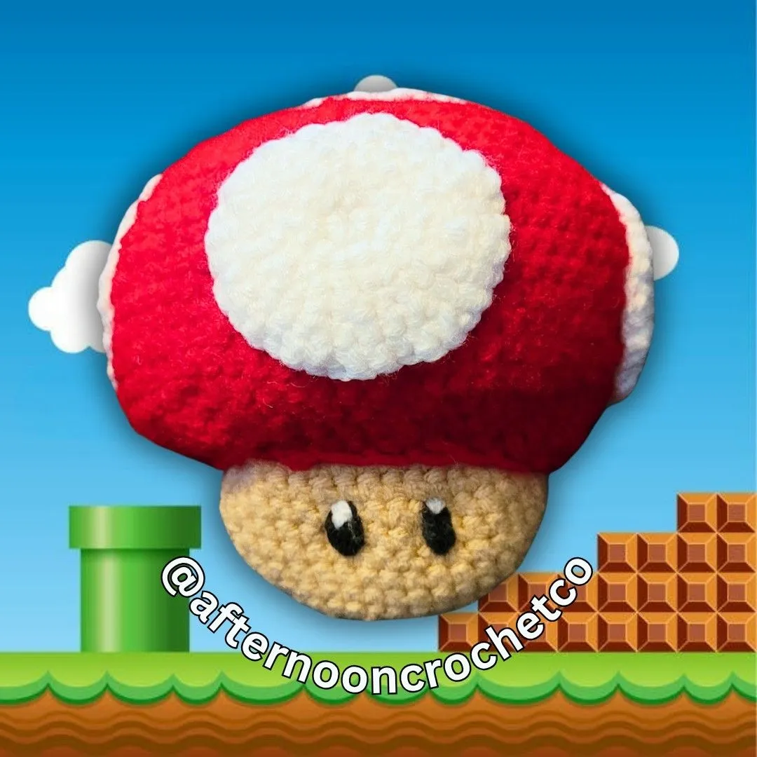 Product image for Crochet - 1 Up Super Mario Mushroom