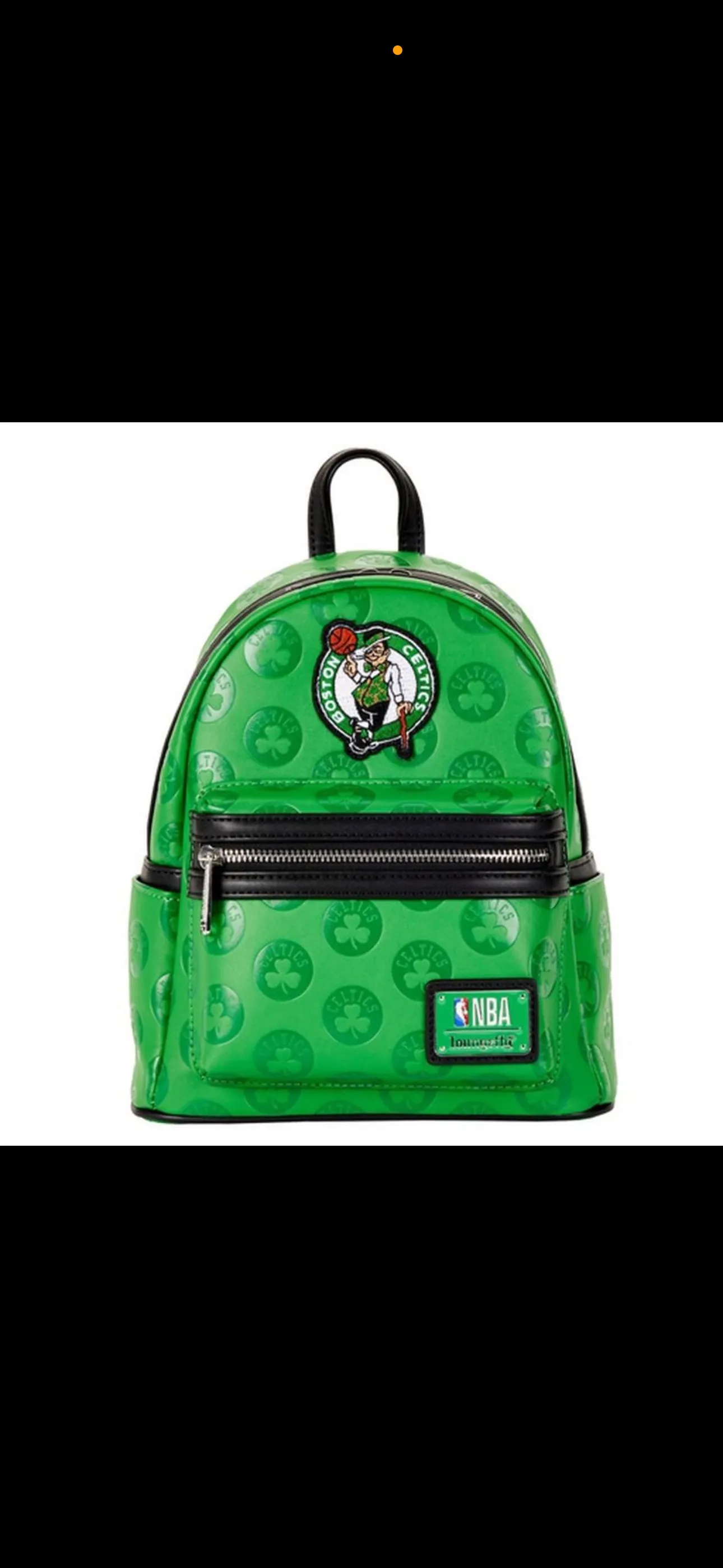 Product image for Loungefly NBA Boston Celtics Logo Mini-Backpack