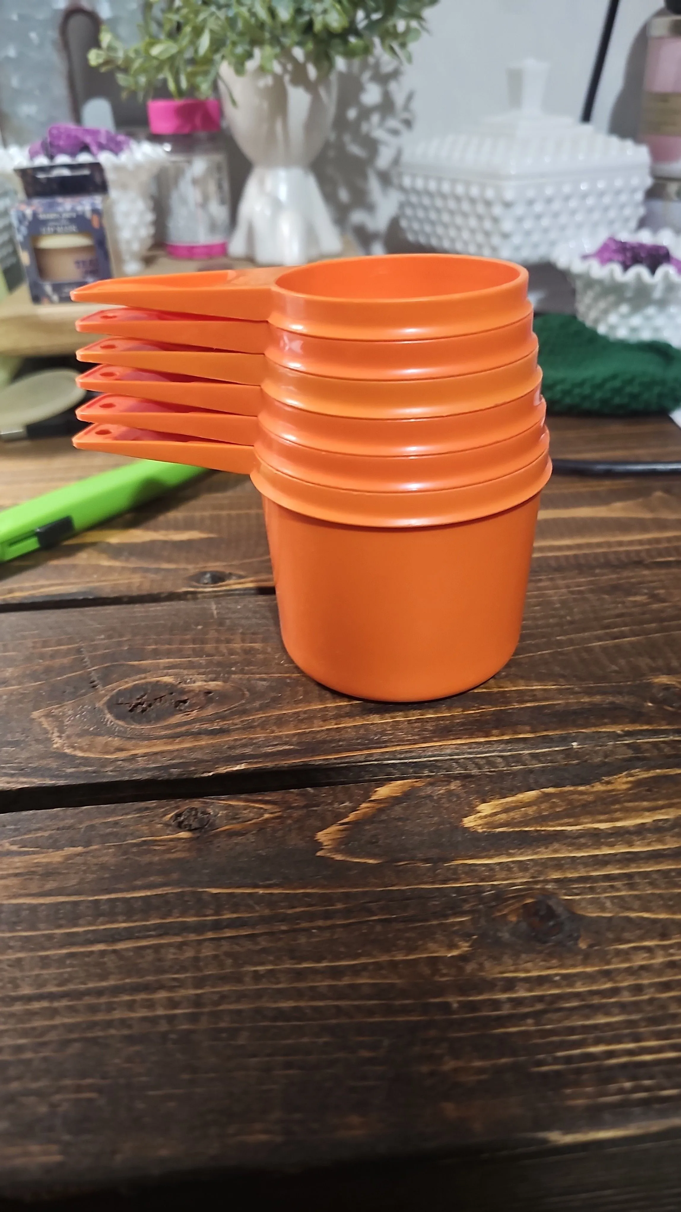 Product image for Vintage Tupperware Measuring cups full set