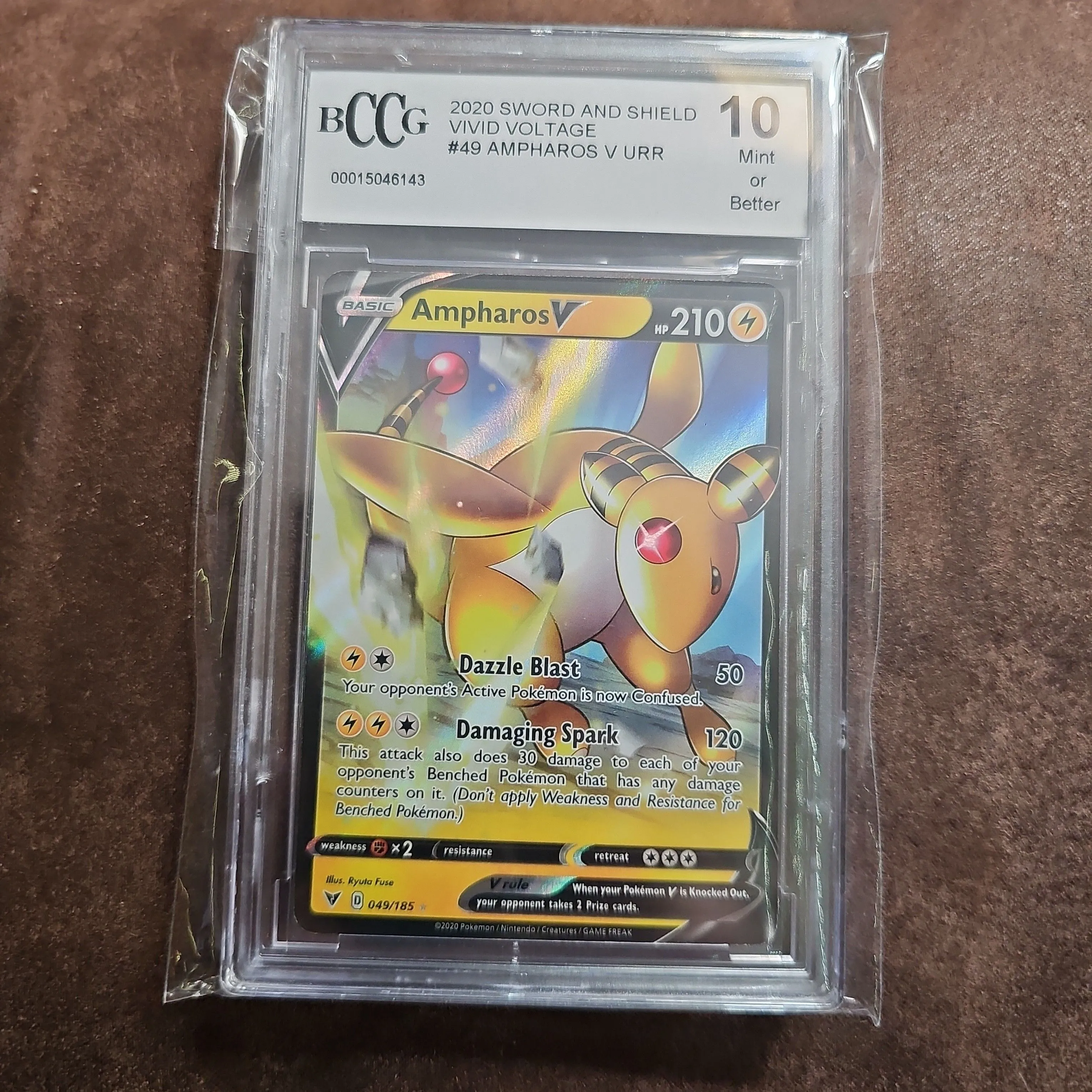ampharos v pokemon card Ampharos V 049/185 DE – Deckshop.de main image 1