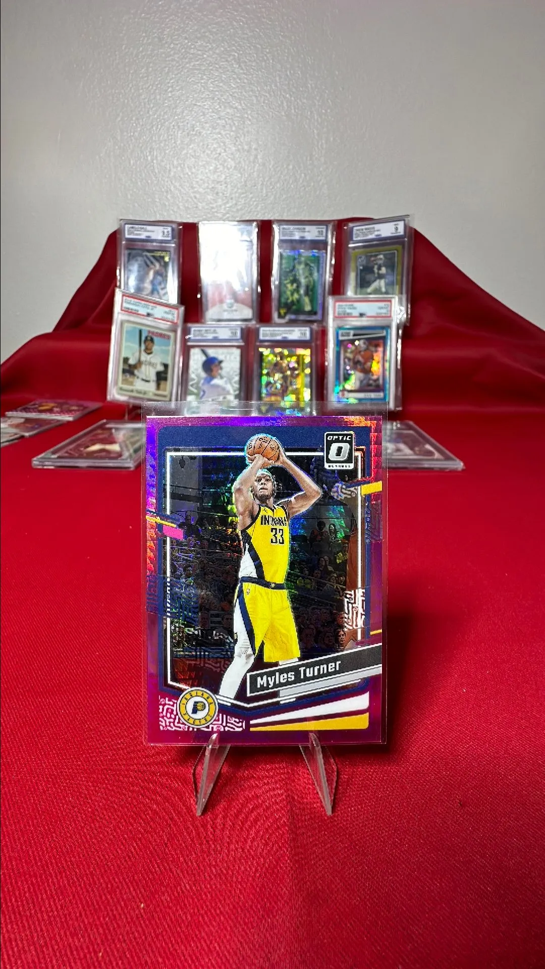 Product image for Myles Turner Donruss Optic Illusions