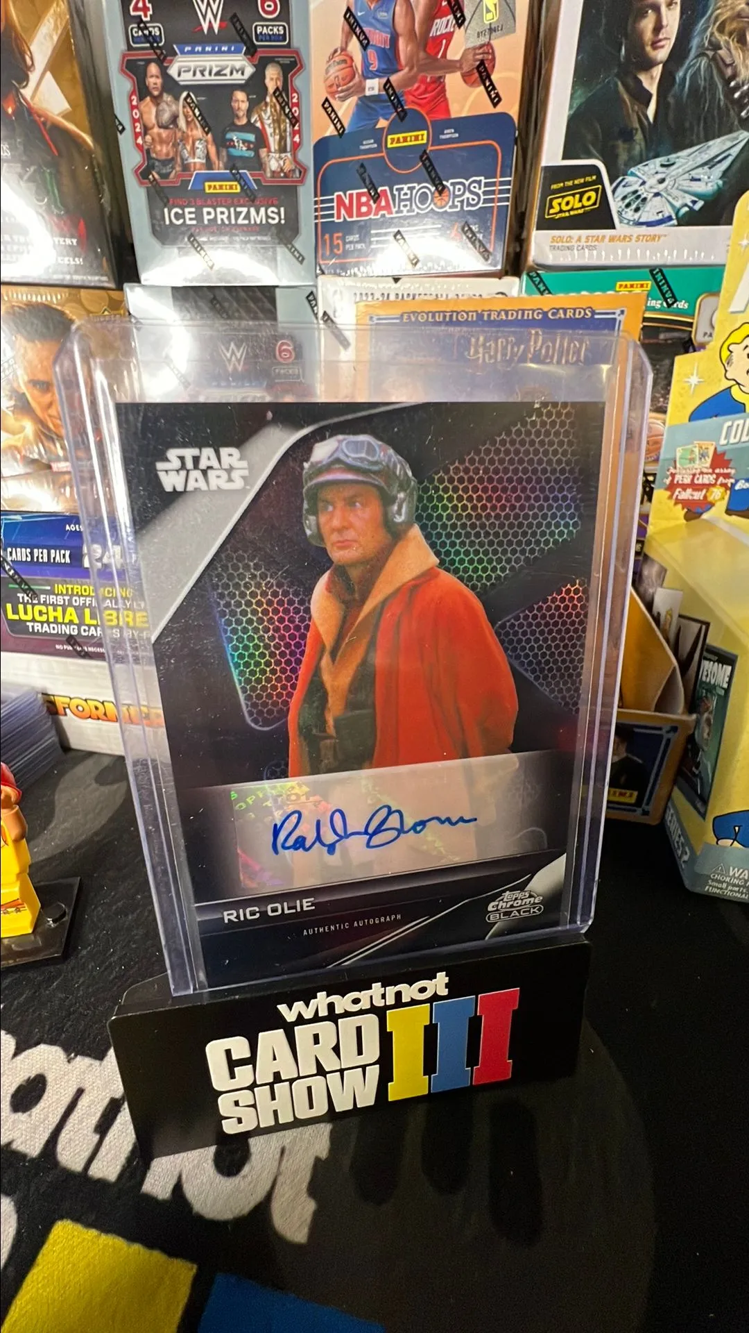 Product image for (Star Wars) Star Wars Topps Chrome Black 23' Ric Olie Auto