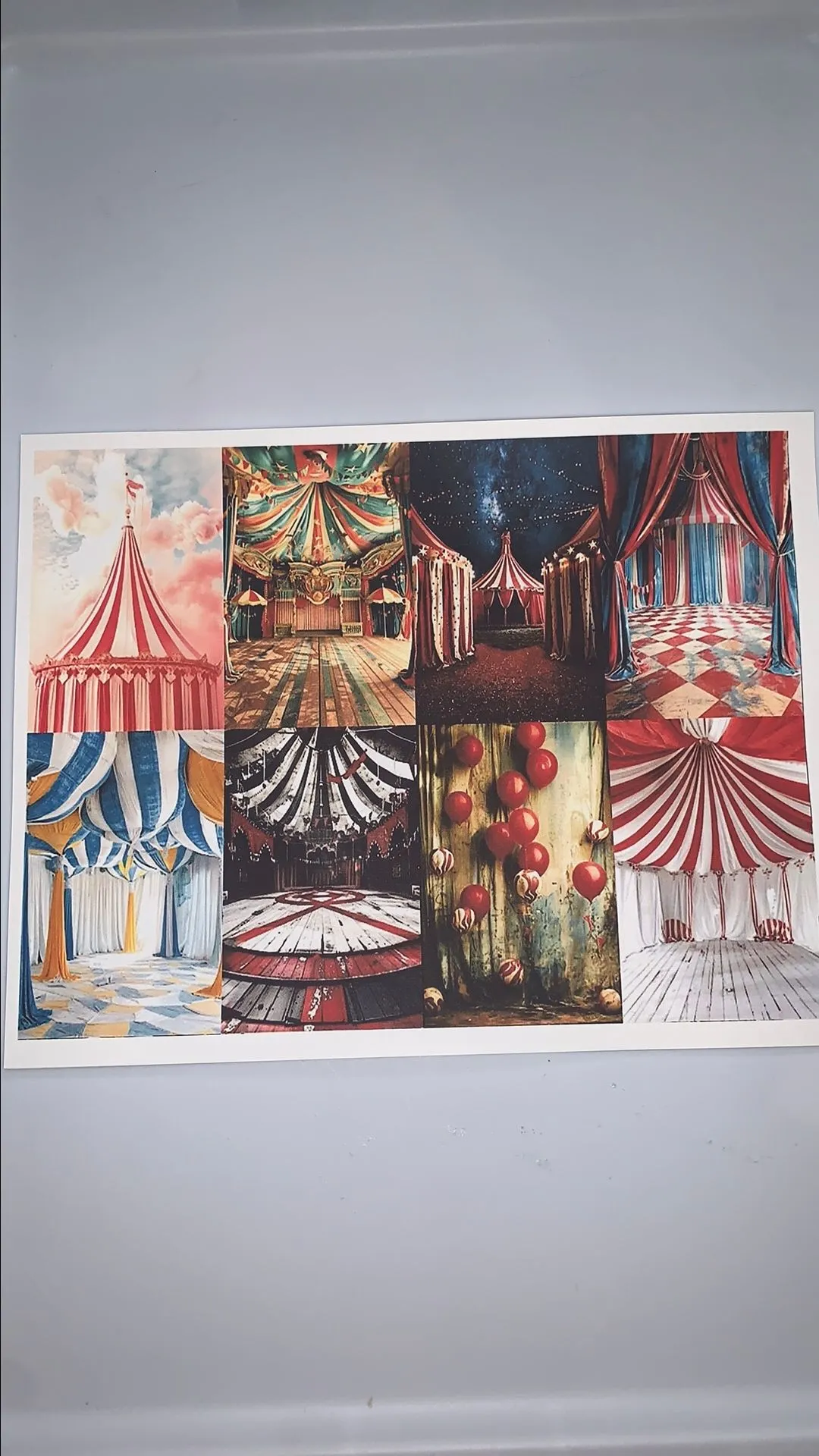 Product image for 00. Vintage Circus Background Printable #21