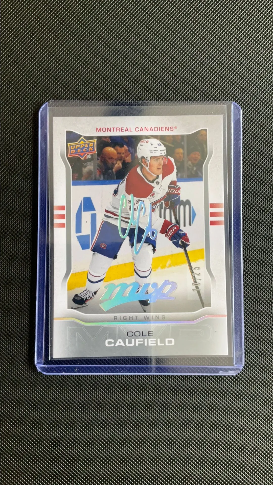 Product image for 2024-25 MLB Upper Deck Cole Caufield Silver Script #