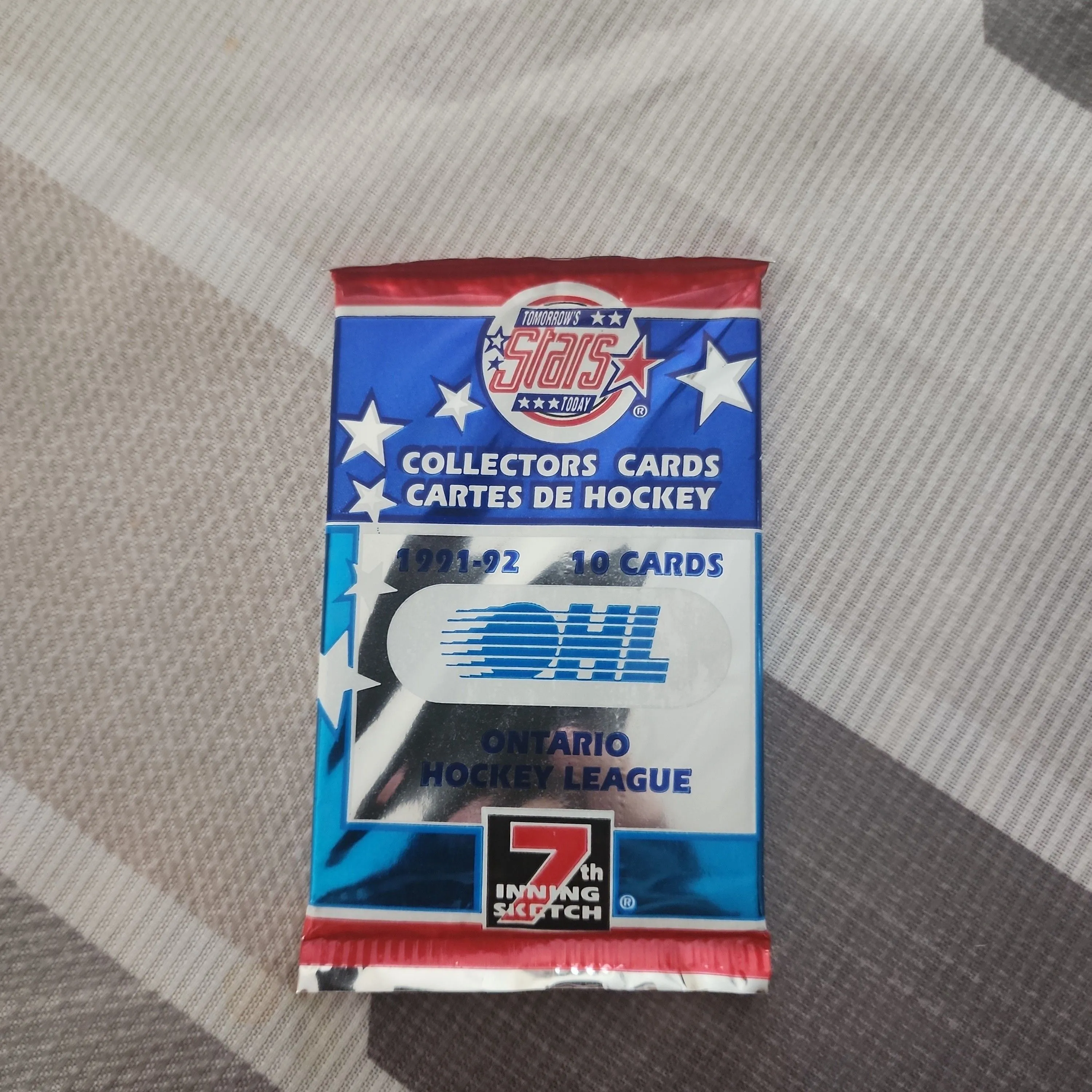 Product image for Tomorrow's stars Today OHL 1991-91 Baseball pack 10 cards
