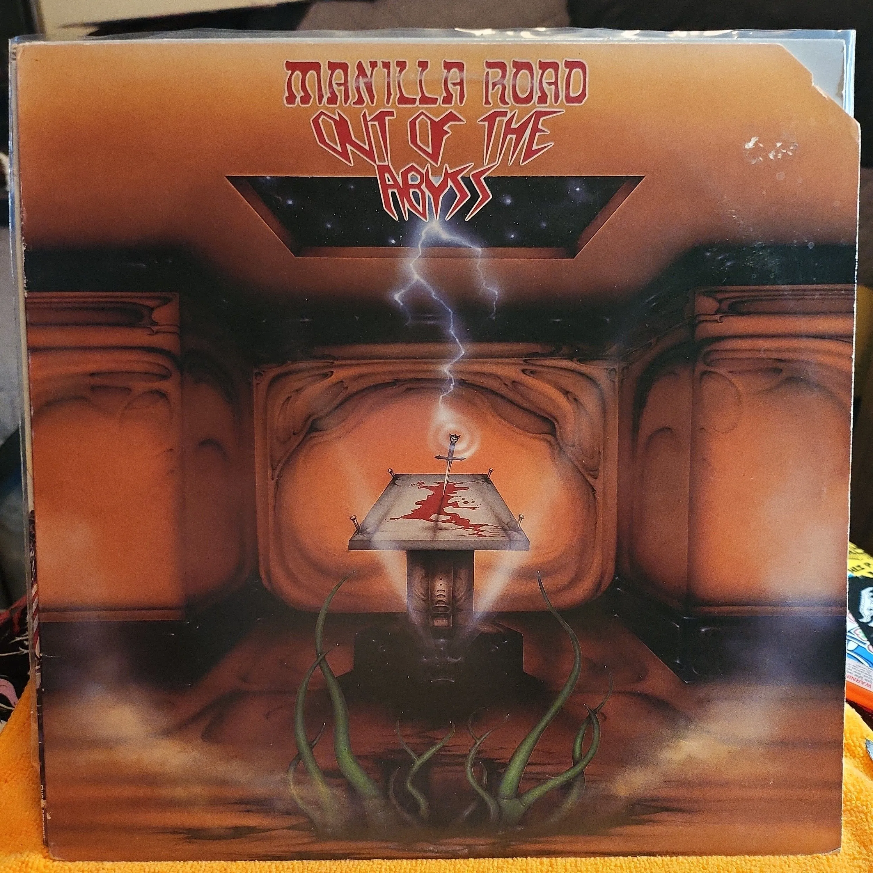 Product image for MANILLA ROAD "Out Of The Abyss" VG+/VG-