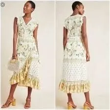 Product image for 088 Farm Rio Tea Wrap Midi Dress size Small