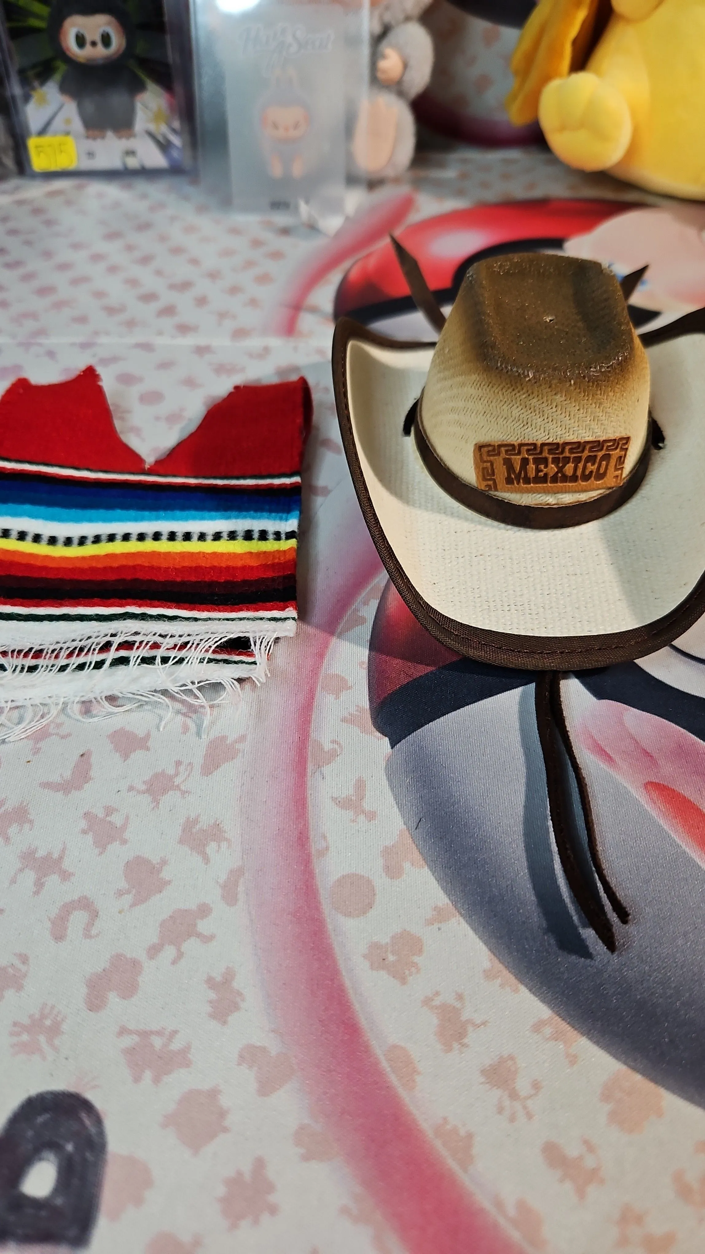 Product image for Labubu Poncho and Mexico Cowboy Hat!!