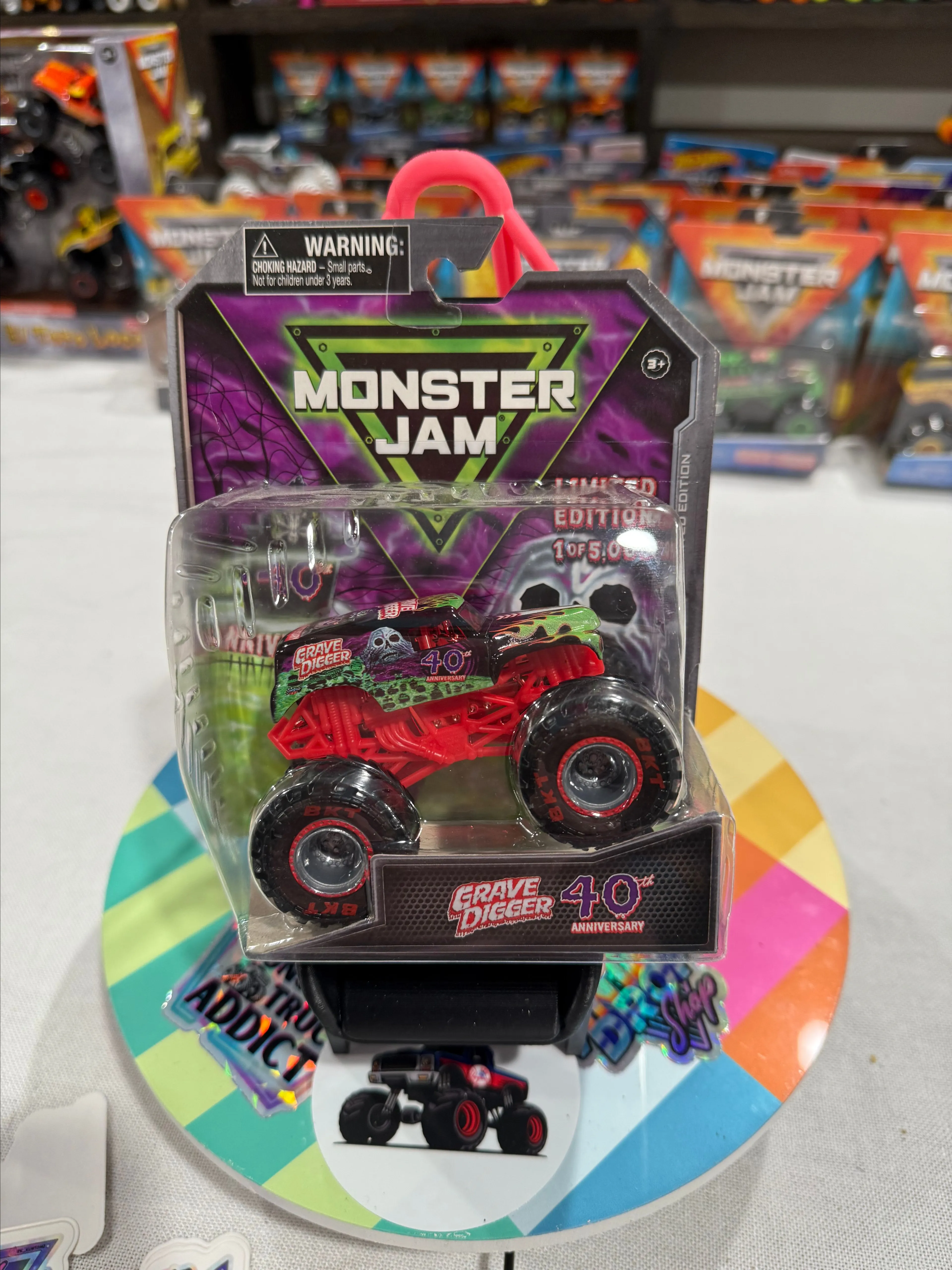 Product image for 1 of 5,000 40th Anniversary Grave Digger