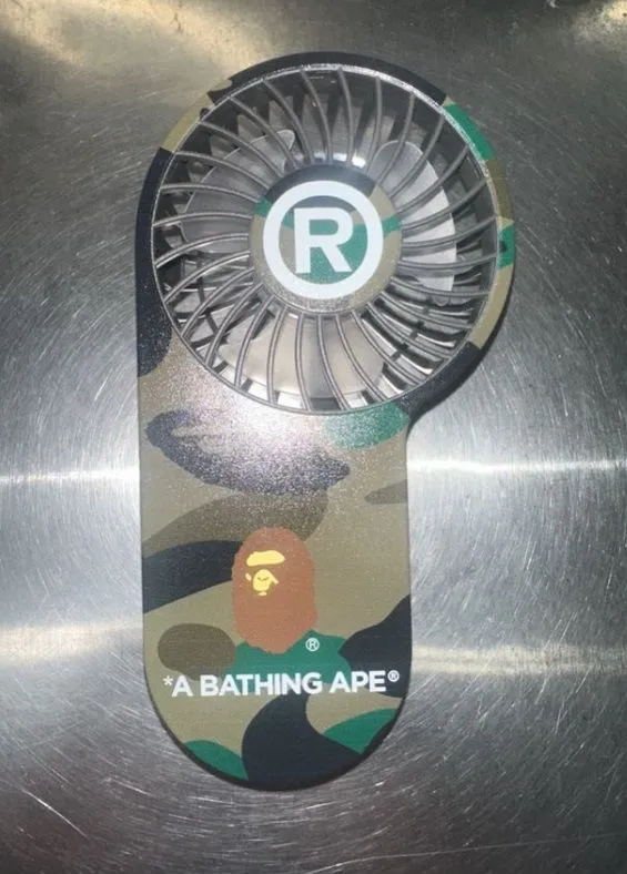 Product image for Hypeware - Bape Portable Fan Green Camo
