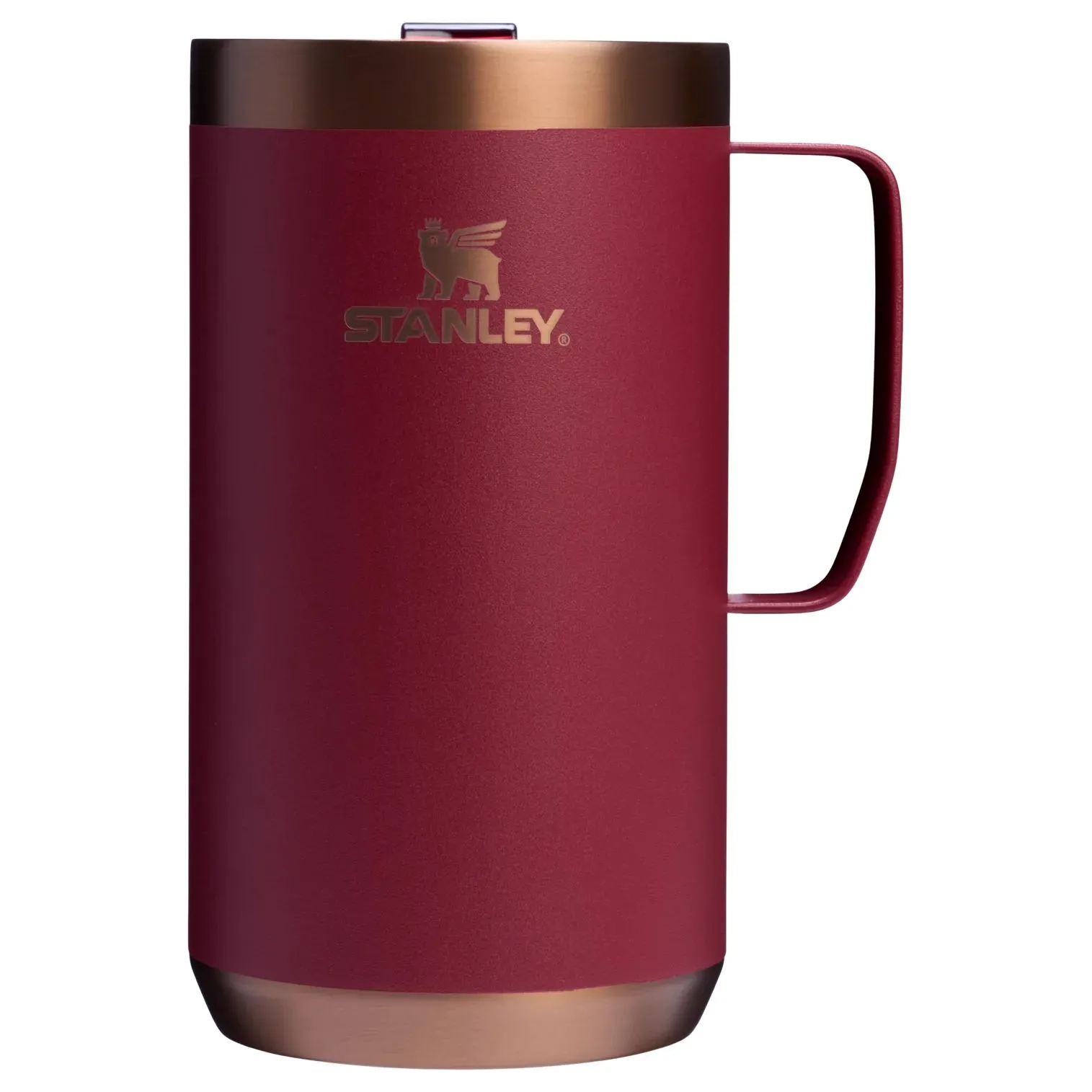Product image for NEW Stanley 24 oz. Stay-Hot Camp Mug Tumbler - *LTD EDITION* GILDED POMEGRANATE