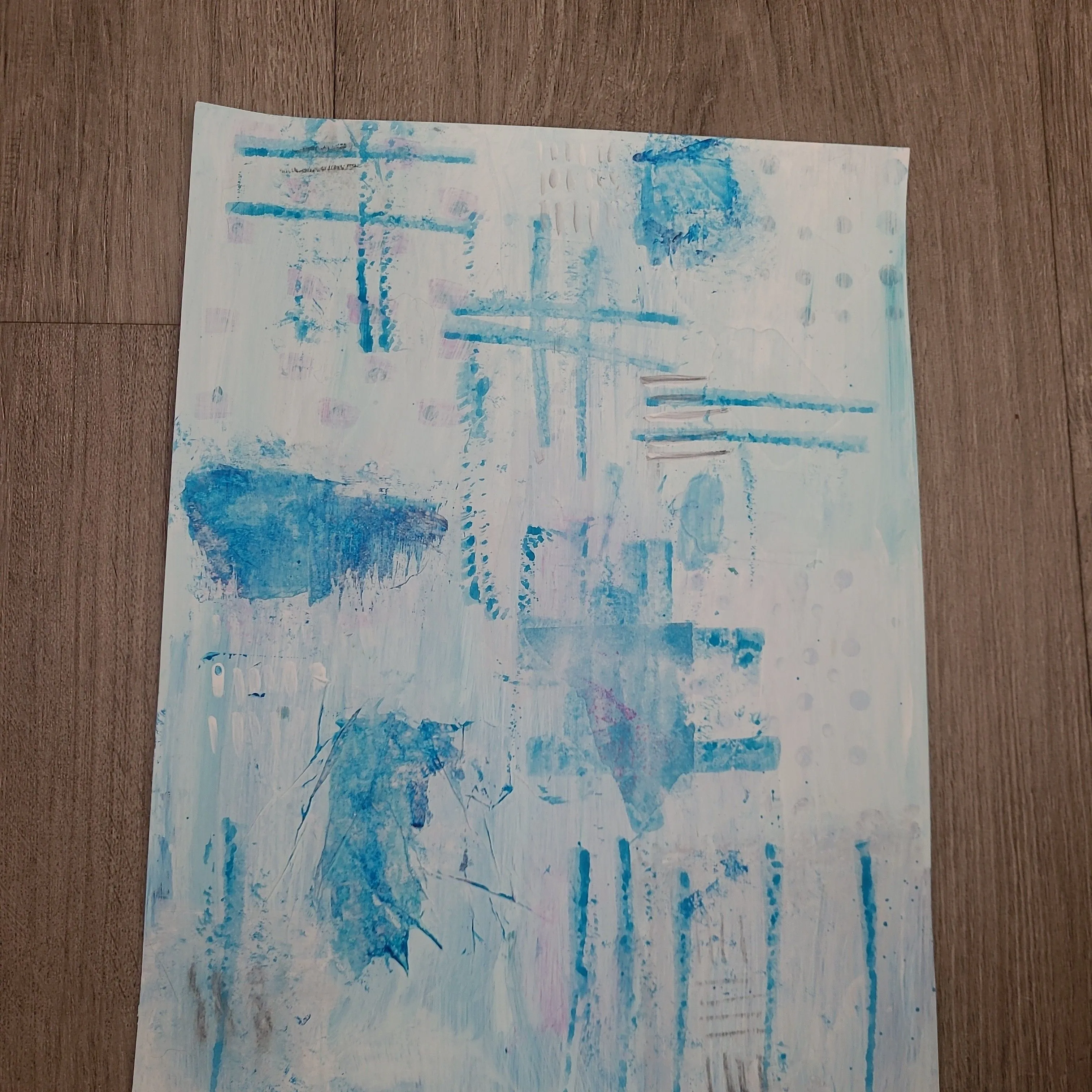 Product image for Mixed Media - Blue Study 