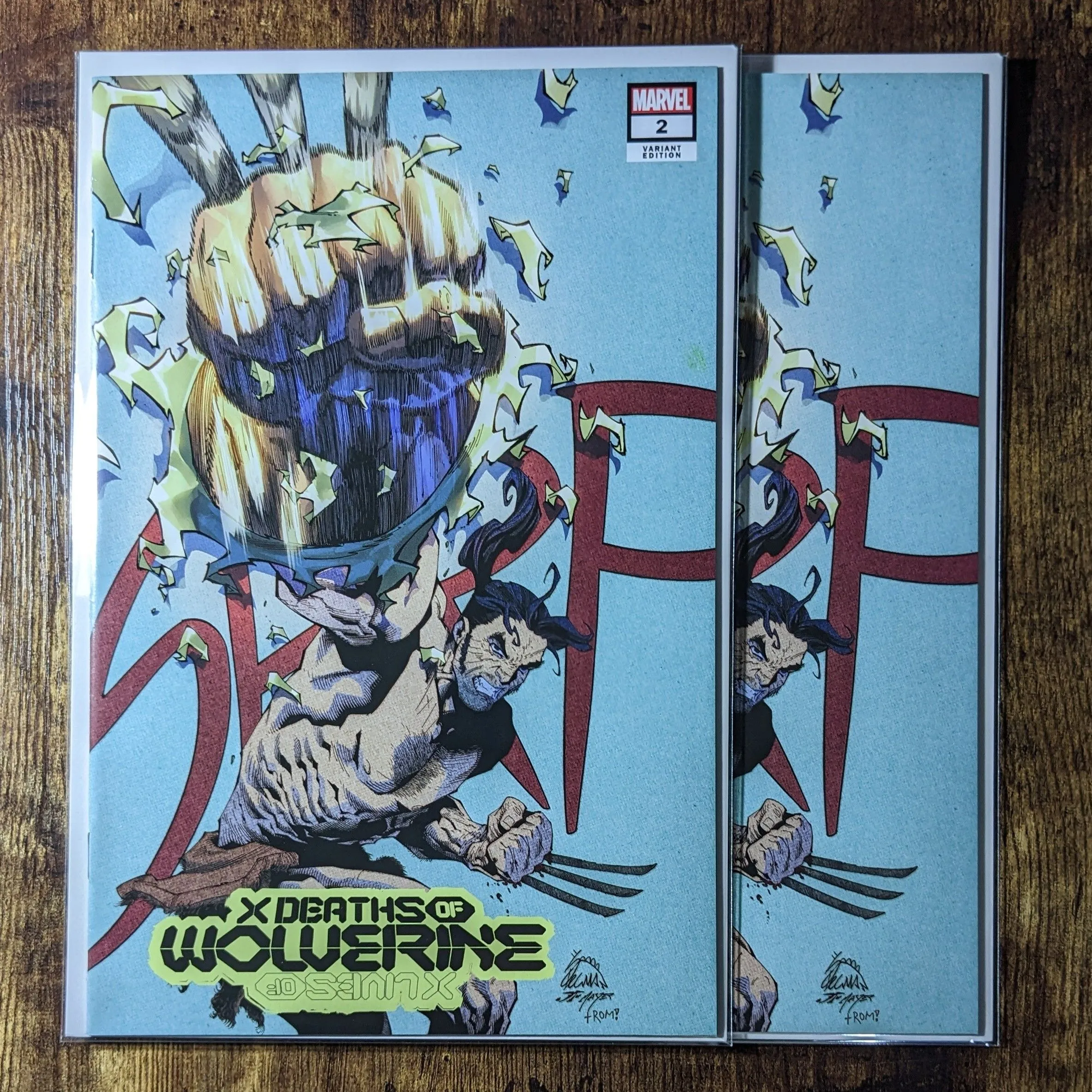 Product image for X Deaths of Wolverine #2 Stegman Trade/Virgin