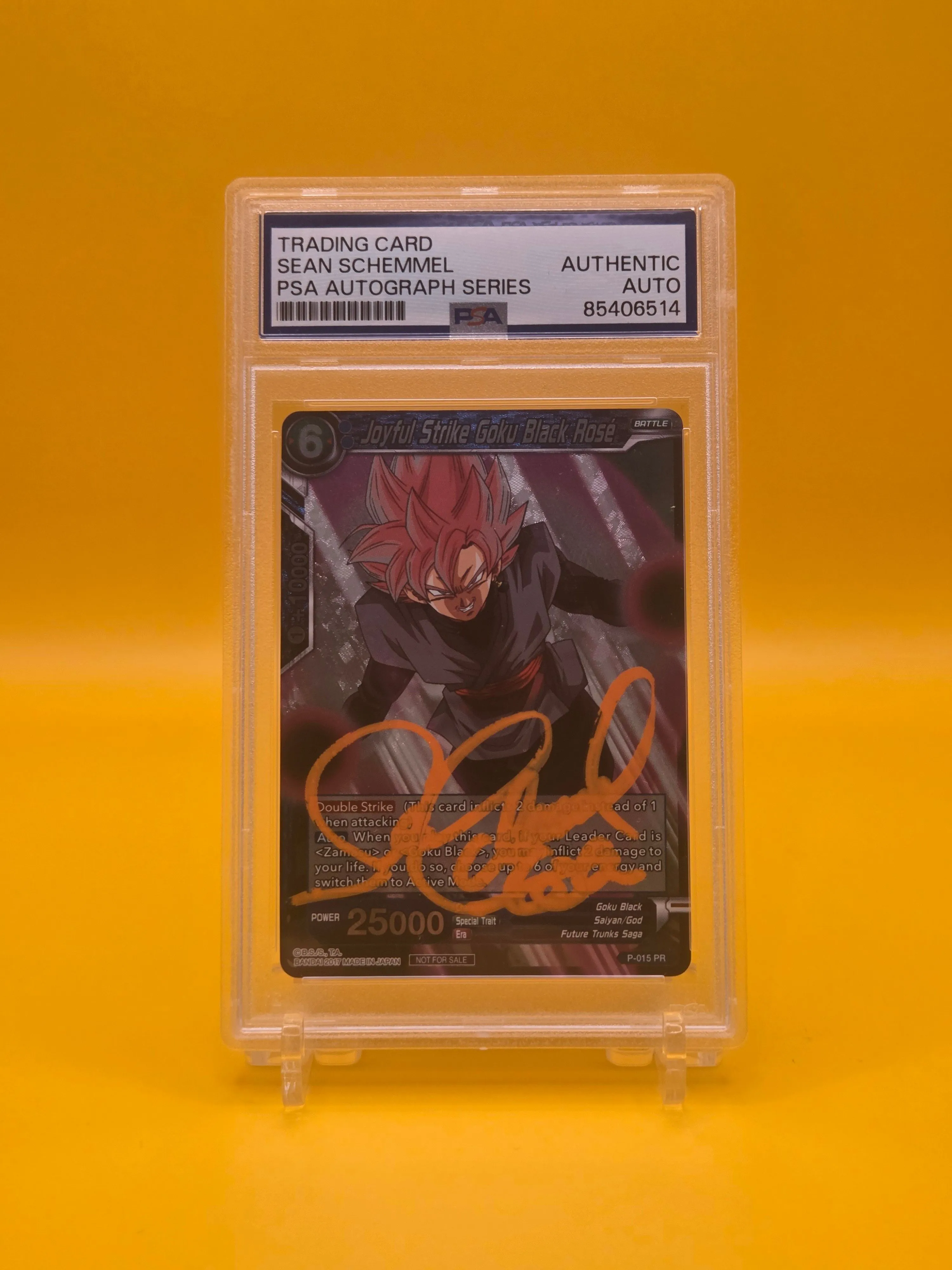 Product image for Goku Black Rosé PSA Authentic Sean Schemmel Autograph