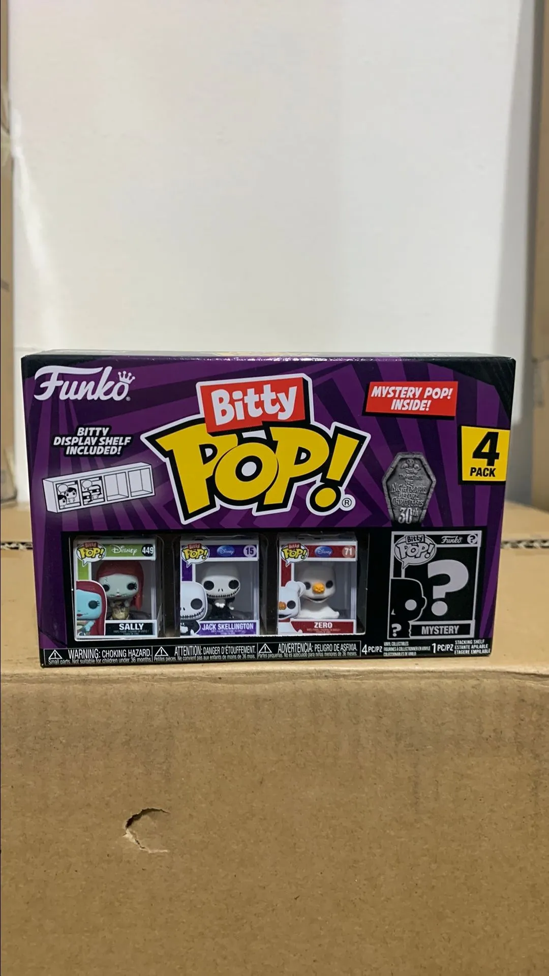 Product image for Bitty Pop! TNBC Sally 4 Pack