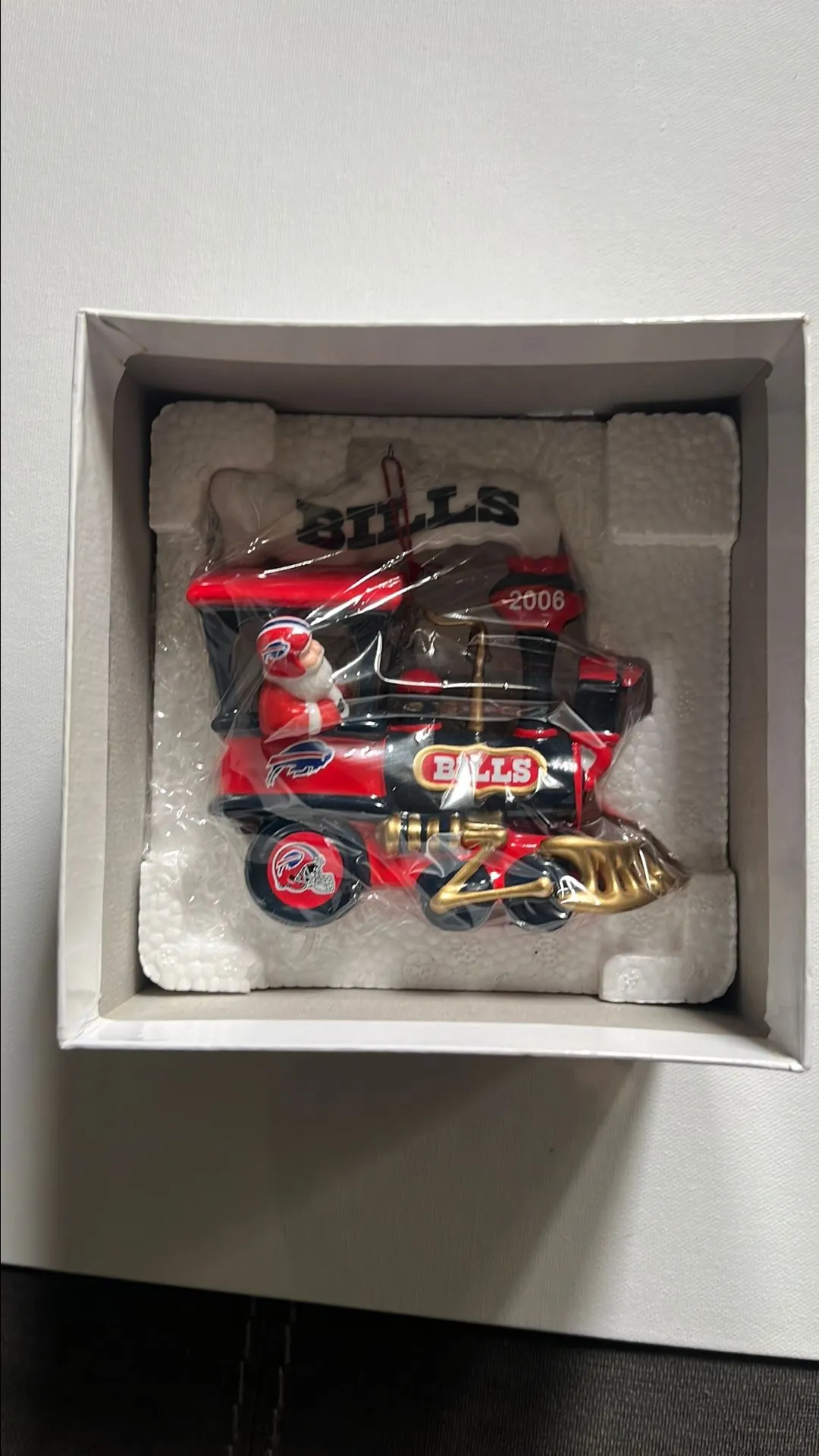 Product image for 2006 Buffalo Bills Train Christmas Tree ornament