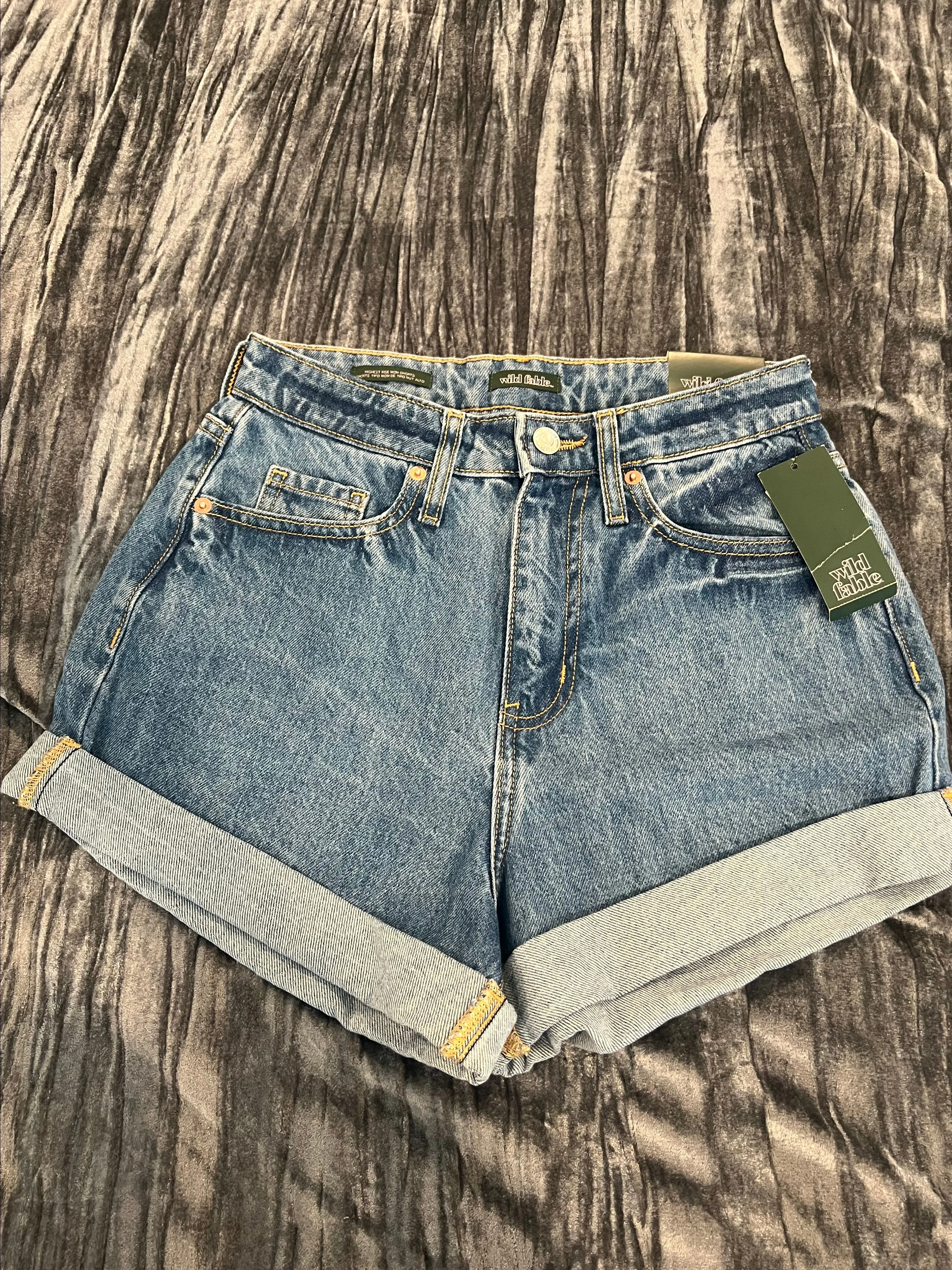 Product image for Wild Fable  Women's Blue Denim Shorts Size 0