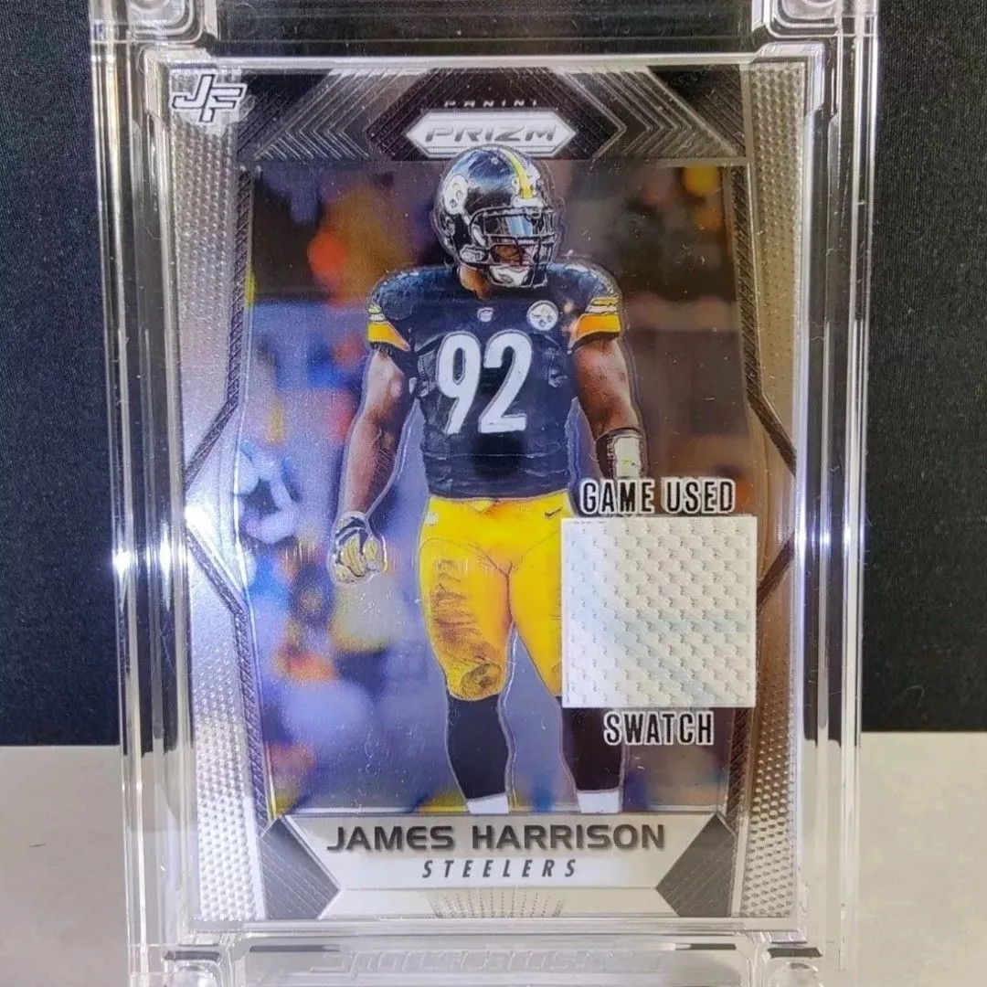 JAMES HARRISON 2024 Jersey Fusion GAME USED PATCH Card PITTSBURGH