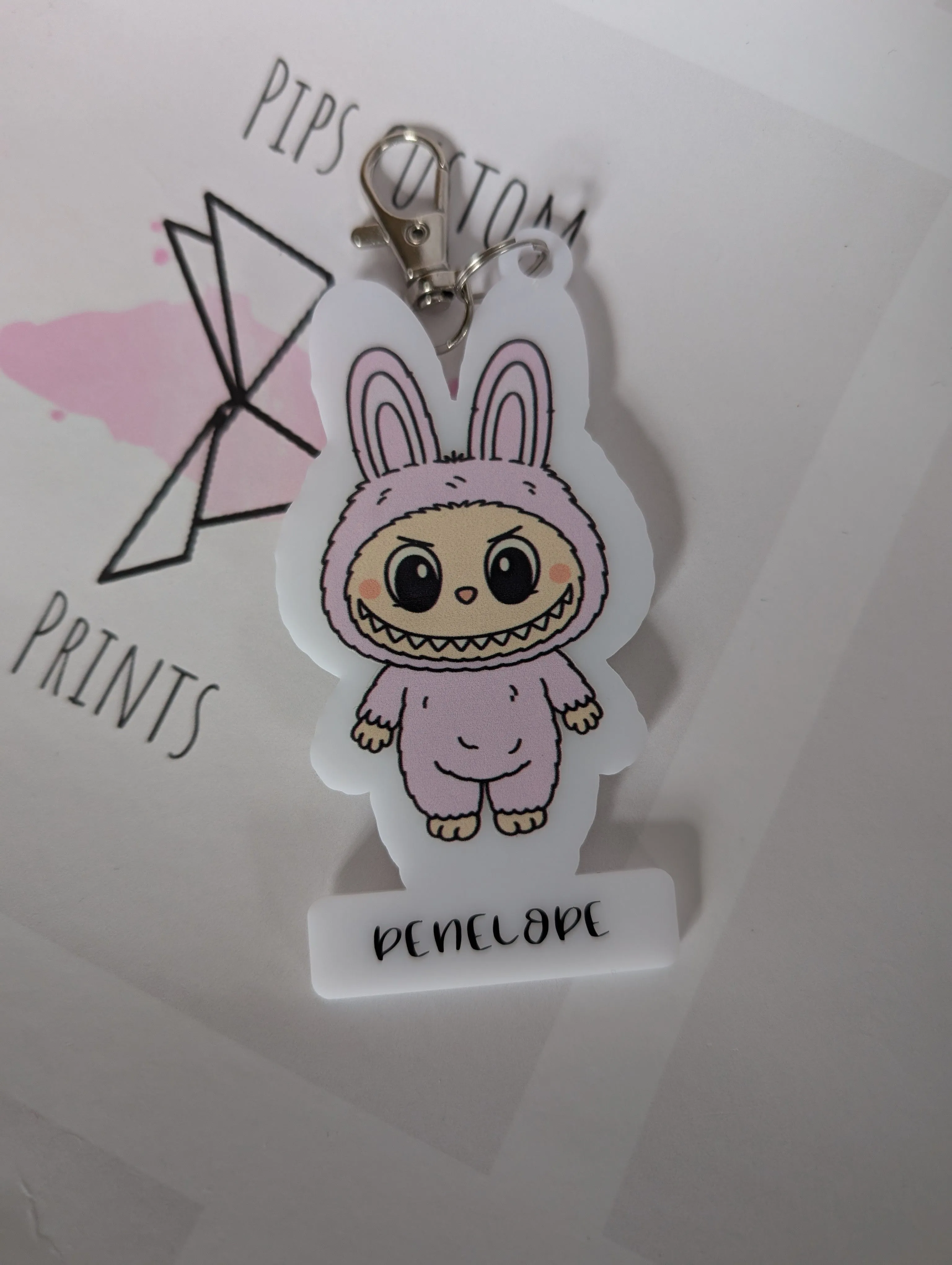 Product image for Little Monster Key ring - Lilac