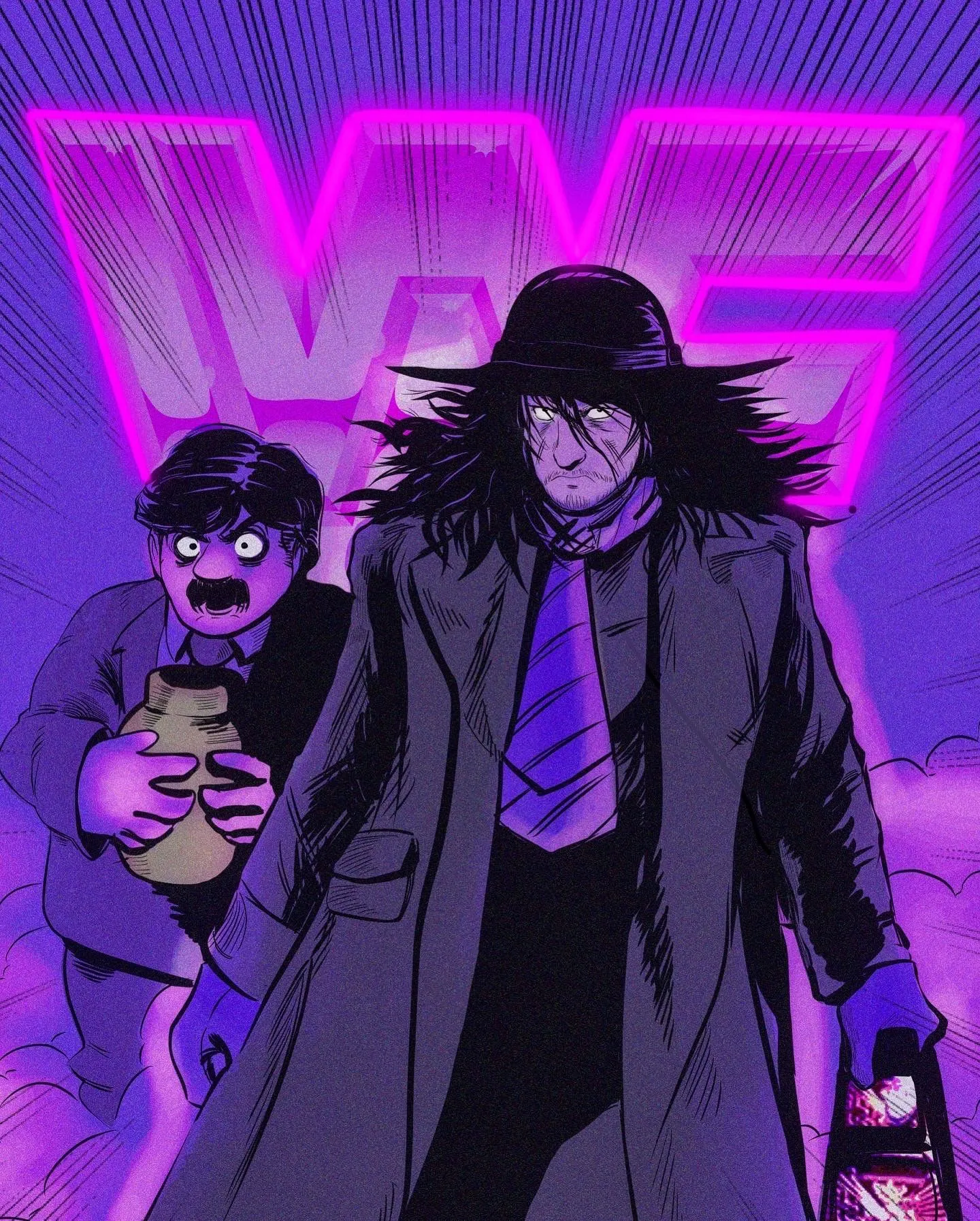 Product image for Undertaker WWE Print