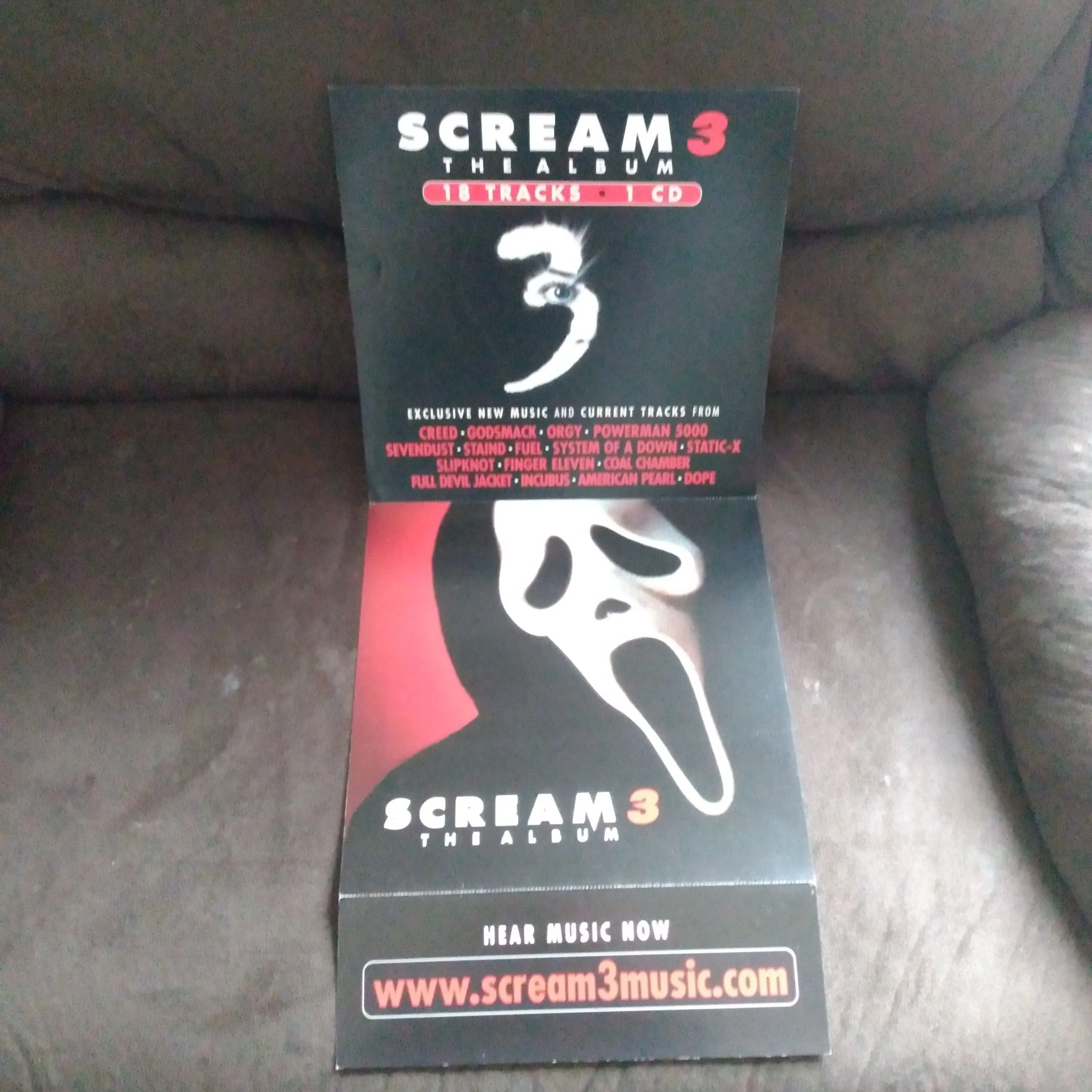 Product image for poster, 12x24 Scream 3 , promo 2 sided 