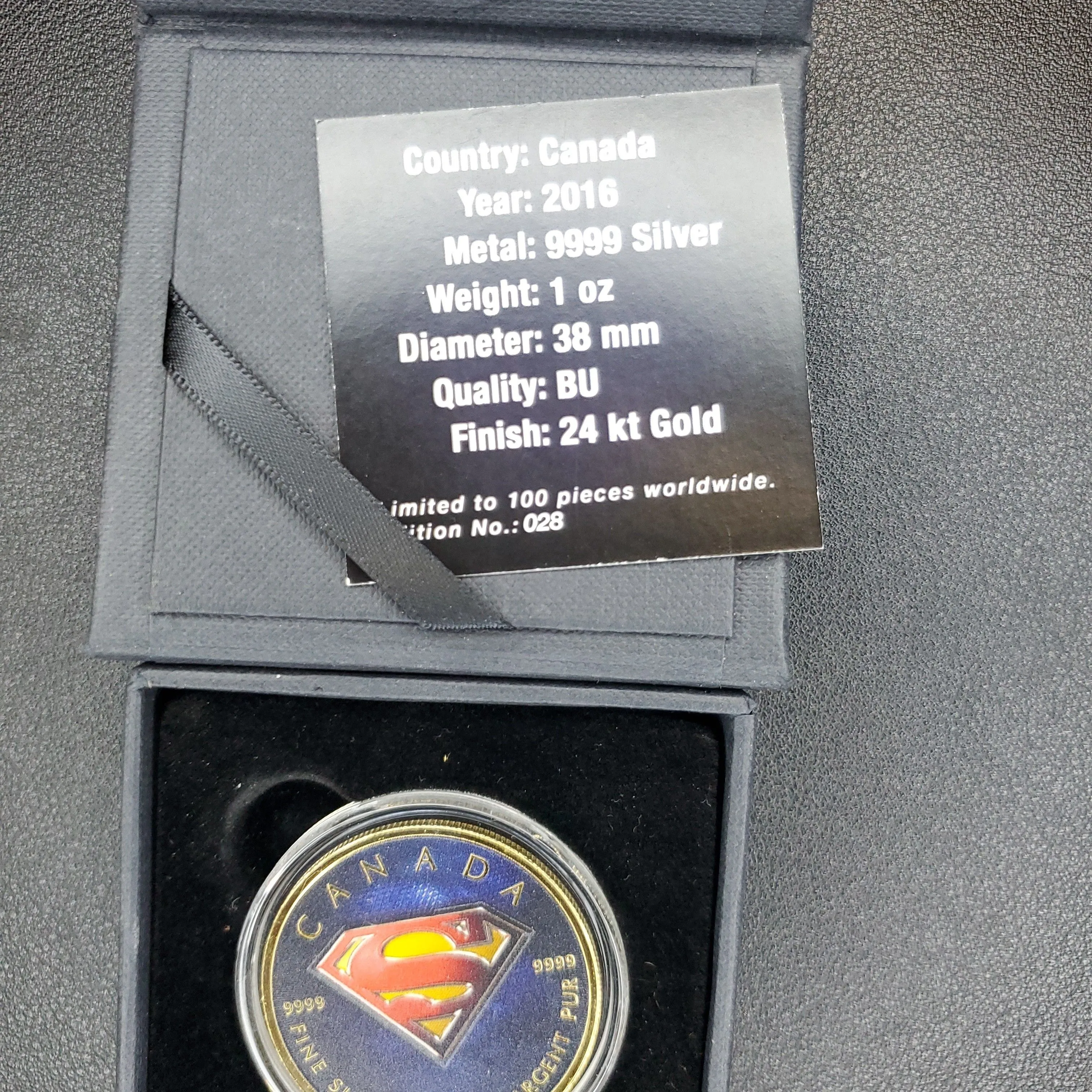 Product image for 2016 Canadian silver round 