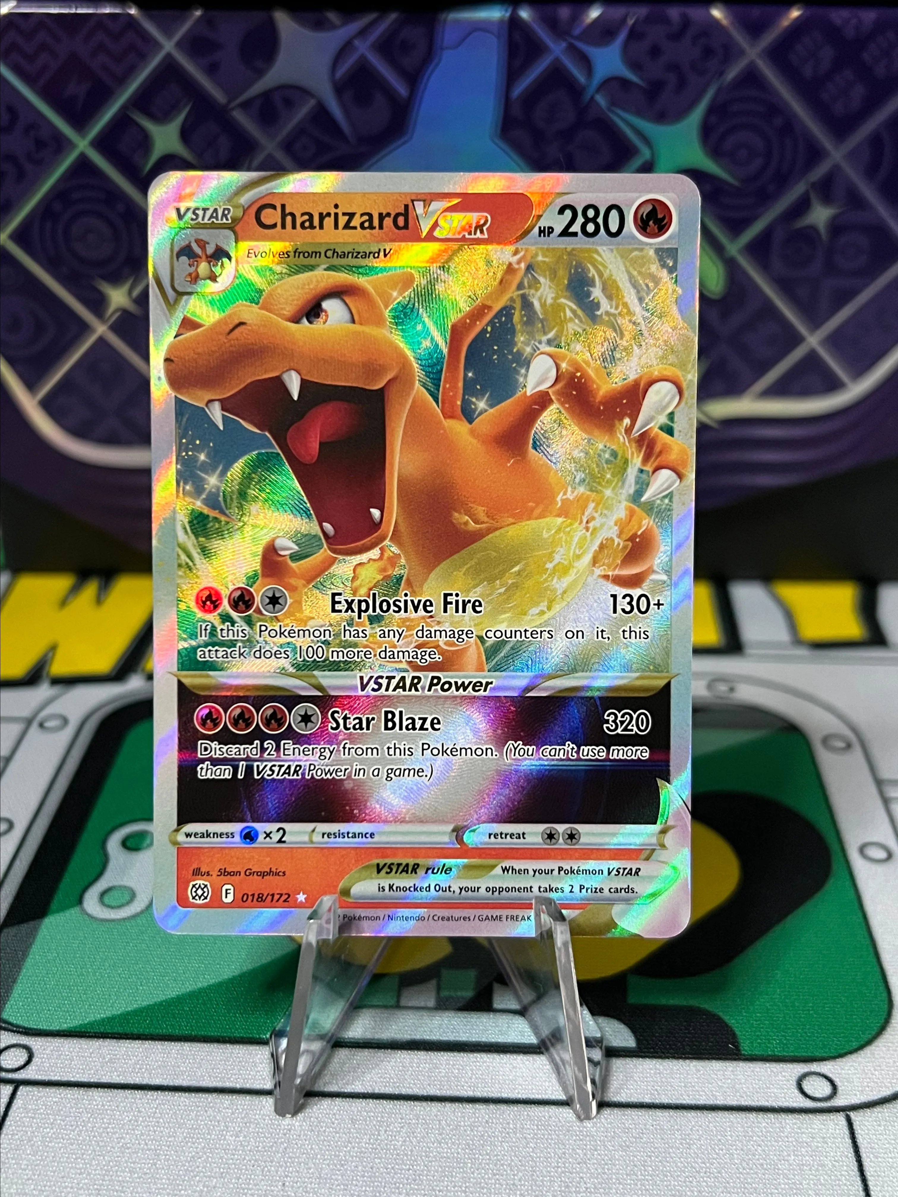 charizard vstar 018 172 brilliant stars ultra rare pokemon card Amazon.com: Charizard VSTAR 018/172 Brilliant Stars