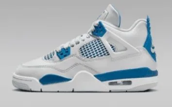 Product image for NIB! Sz.6.5Y Jordan 4's Military Blue