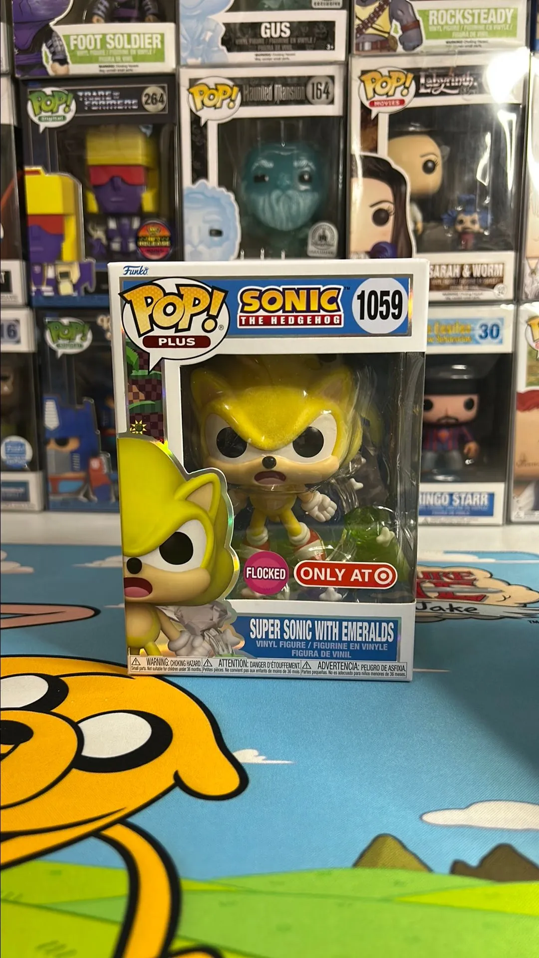 Product image for Super Sonic With Emeralds (Sonic The Hedgehog) (Games) 1059 Flocked