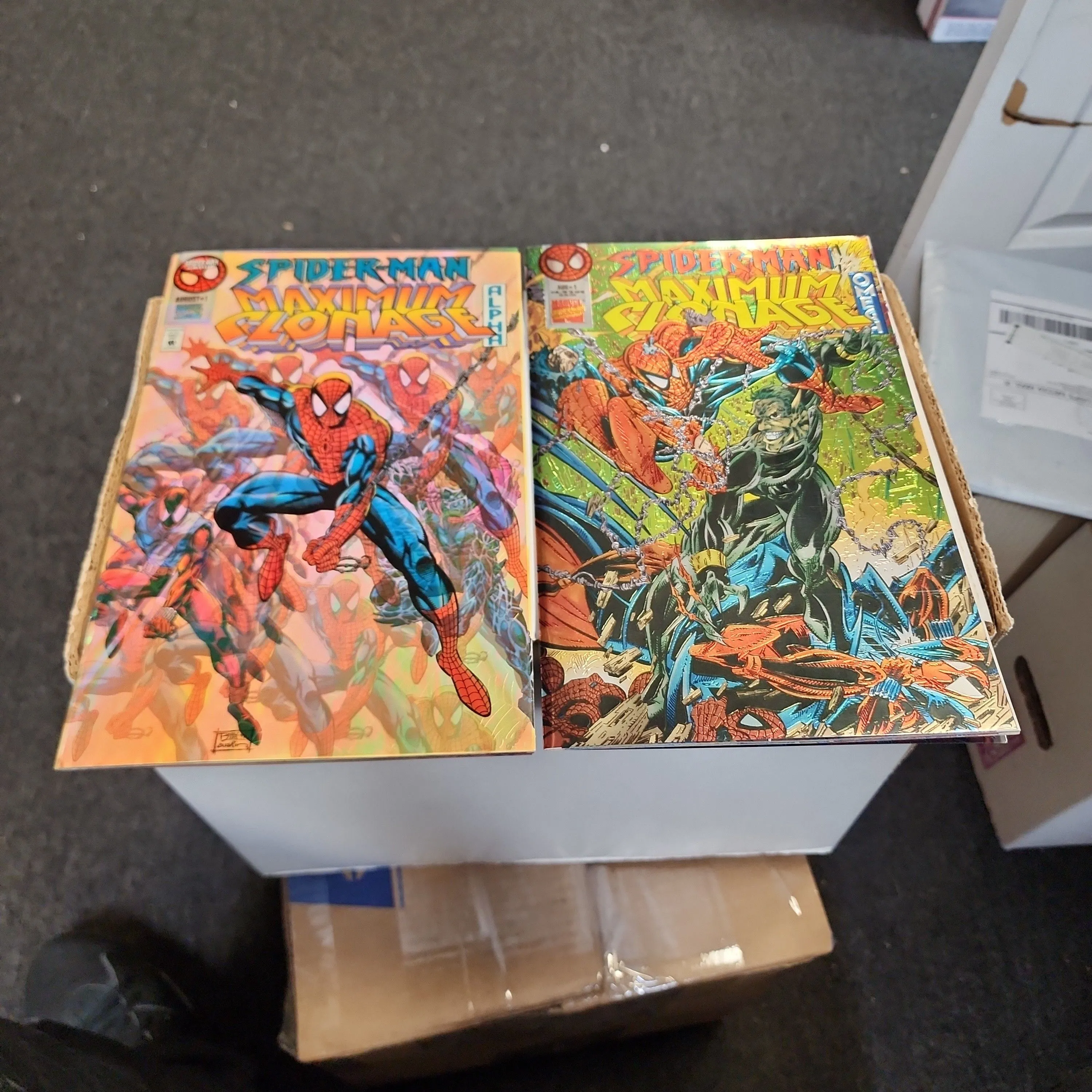 Product image for Spider-Man Alpha & Omega (set) (1995)...NM...Chromium covers