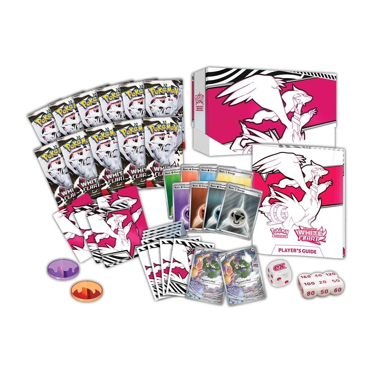 Product image for Pokemon Scarlet and Violet White Flare Elite Trainer Box