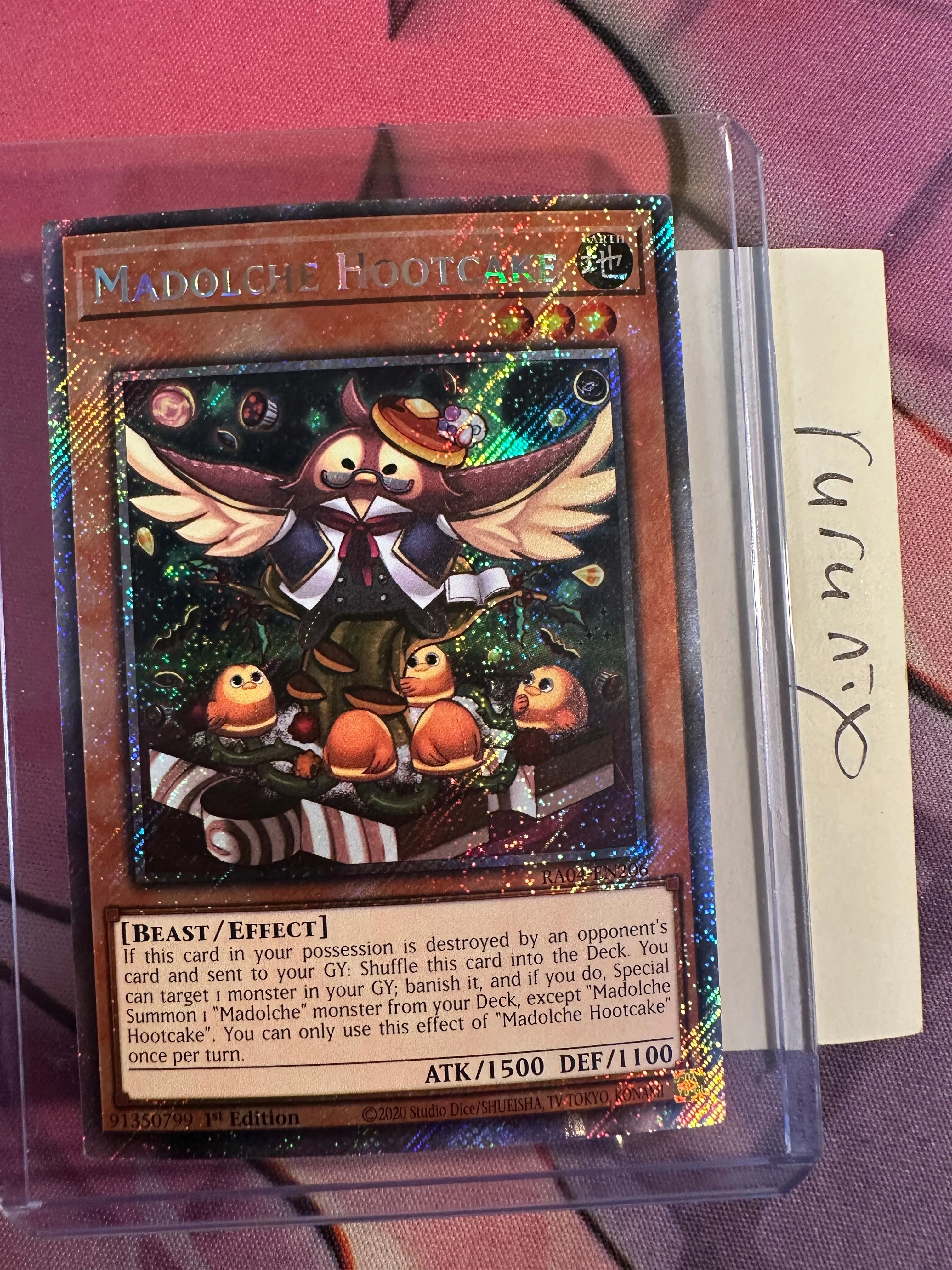 Yugioh Madolche Hootcake (Platinum Secret Rare) RA04-EN206 - Quarter  Century Stampede  Whatnot: Shop, Sell, Connect