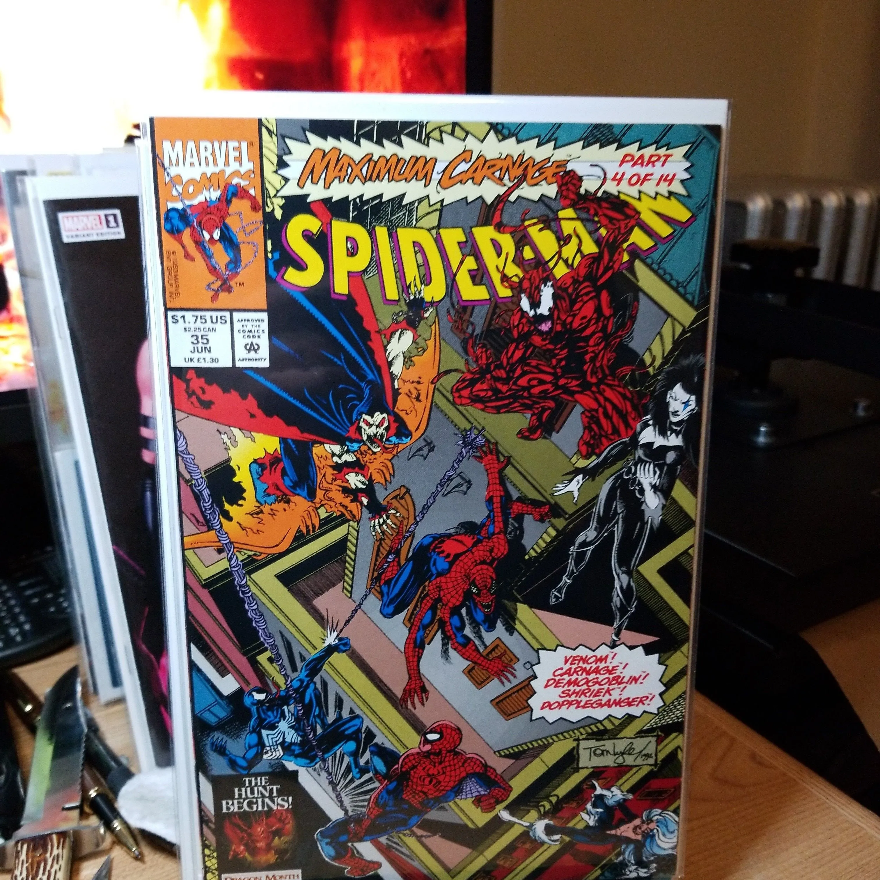 Product image for Spider man #35 maximum carnage part 4 venom