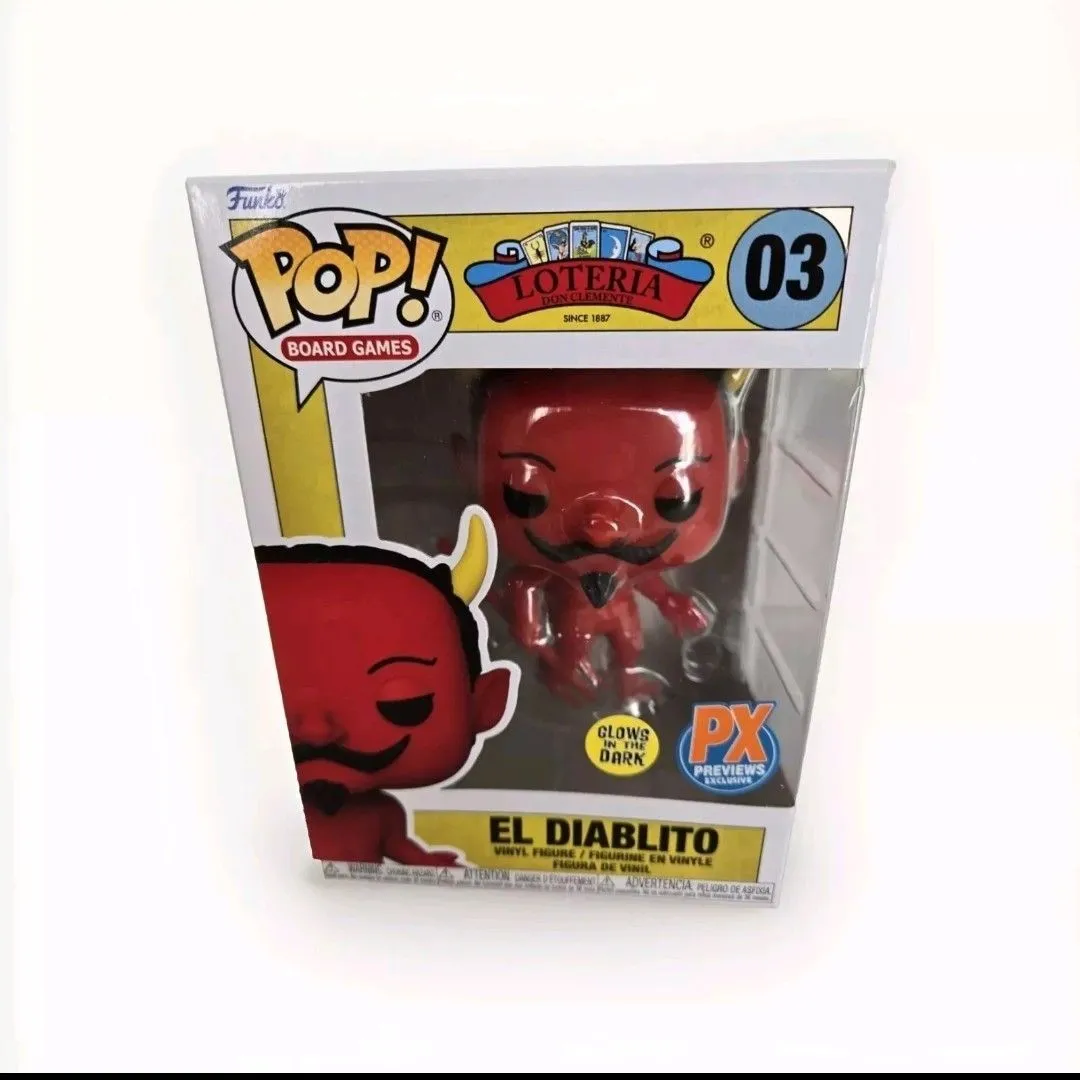 Product image for Funko Pop: Lotería - El Diablito​ (Glow) 03 Exclusive