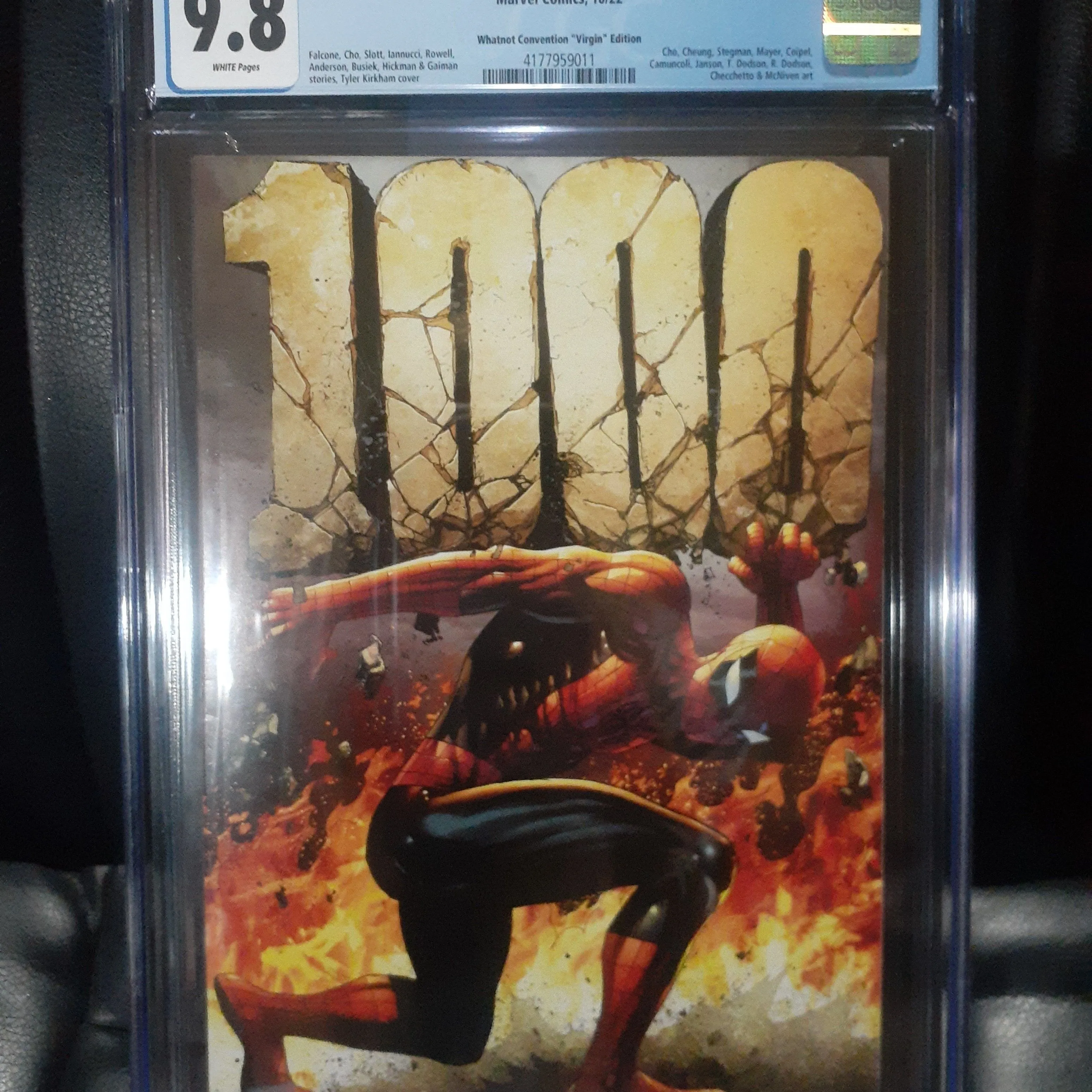 Product image for Amazing Fantasy 1000 Whatnot Convention ""Virgin"" Edition CGC 9.8 2022