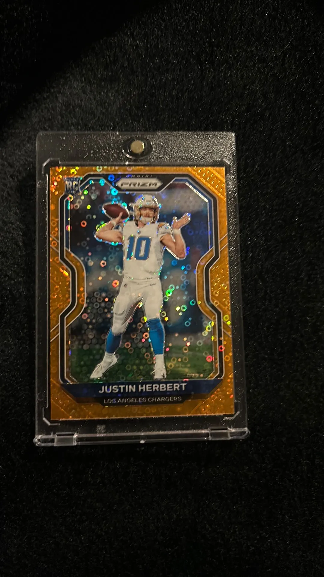 Product image for Justin Herbert - 2020 Prizm Orange Disco