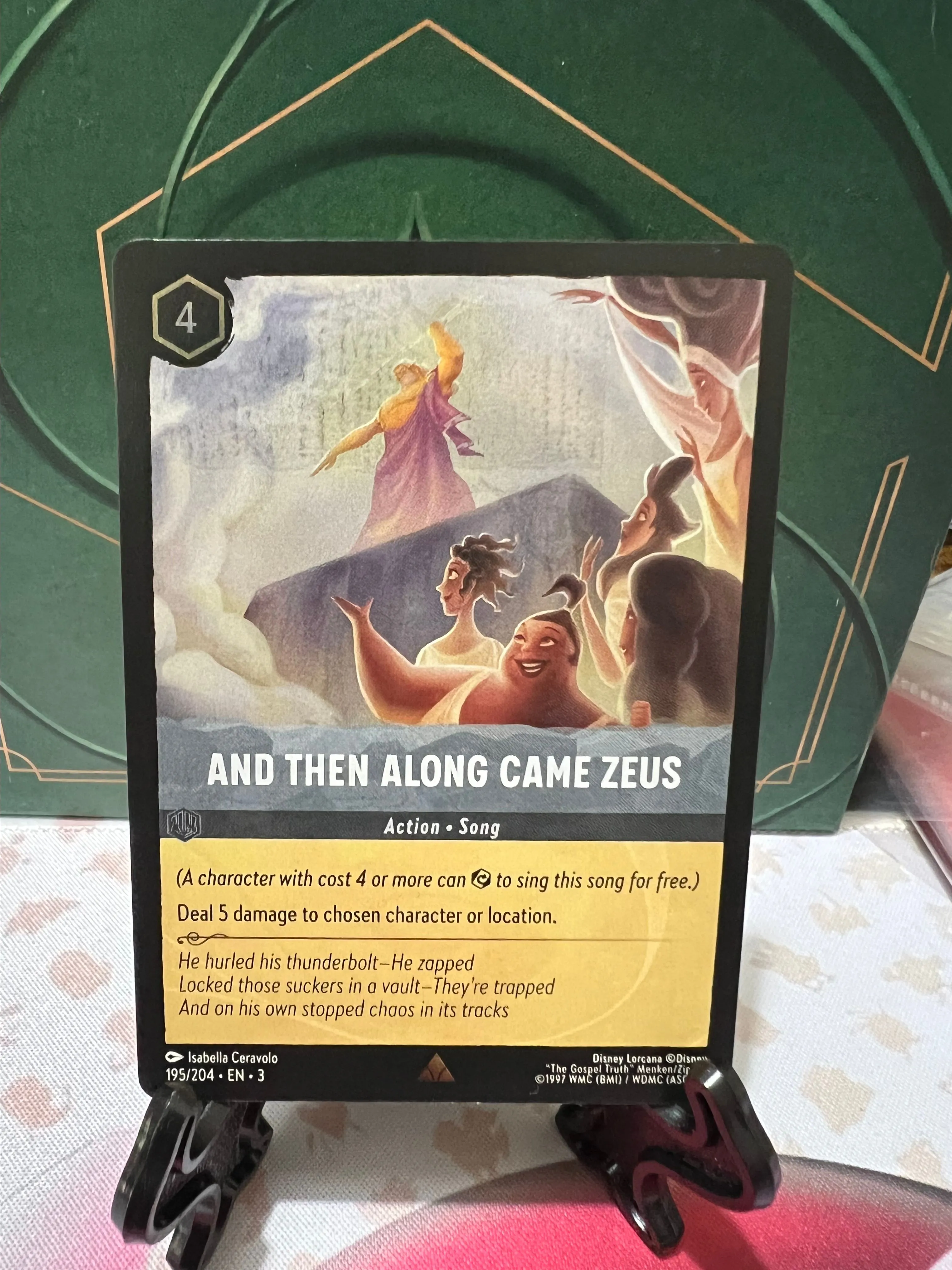 Product image for And Then Along Came Zeus - Into the Inklands (3) Cold Foil